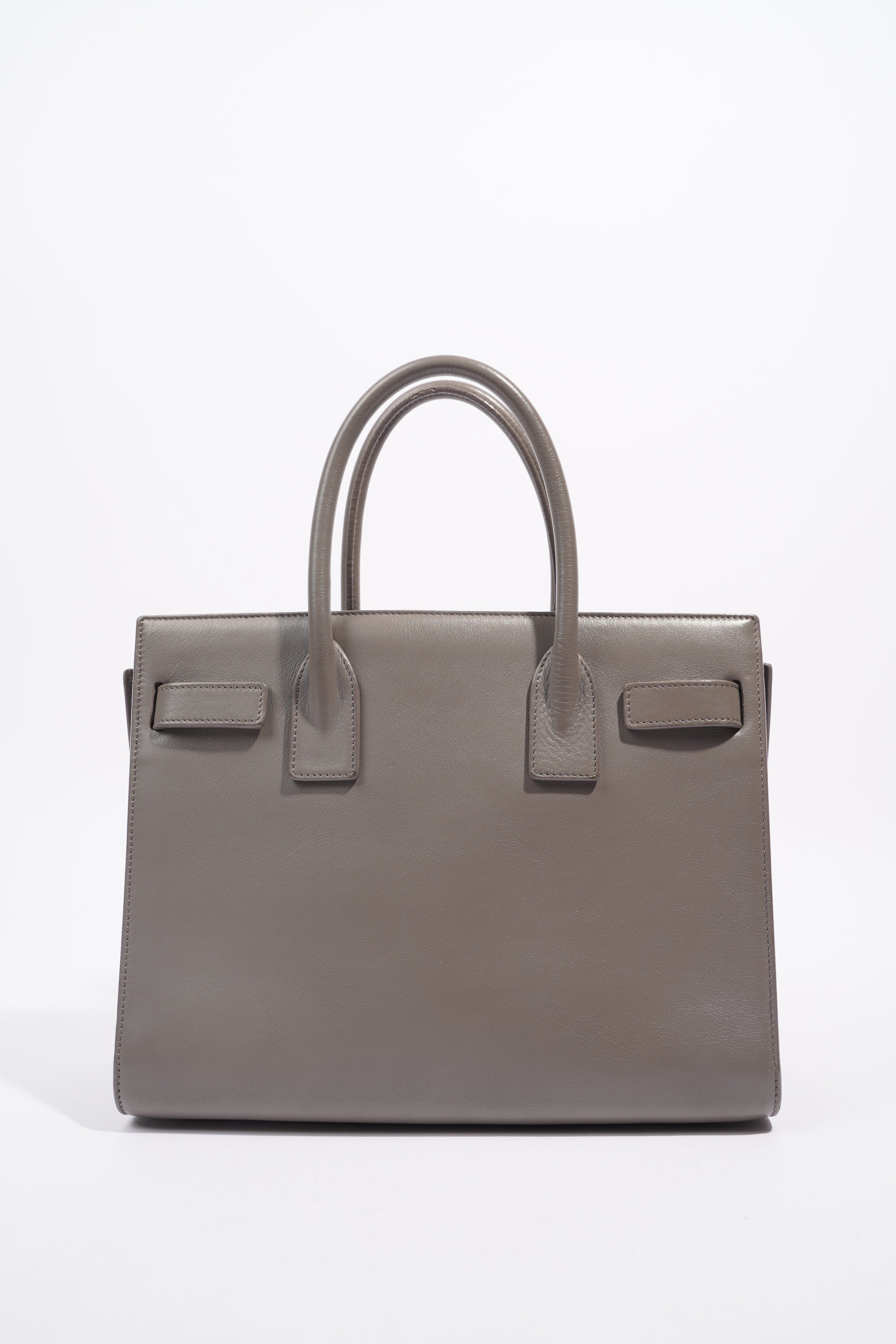 Saint Laurent Womens Sac De Jour Grey Baby