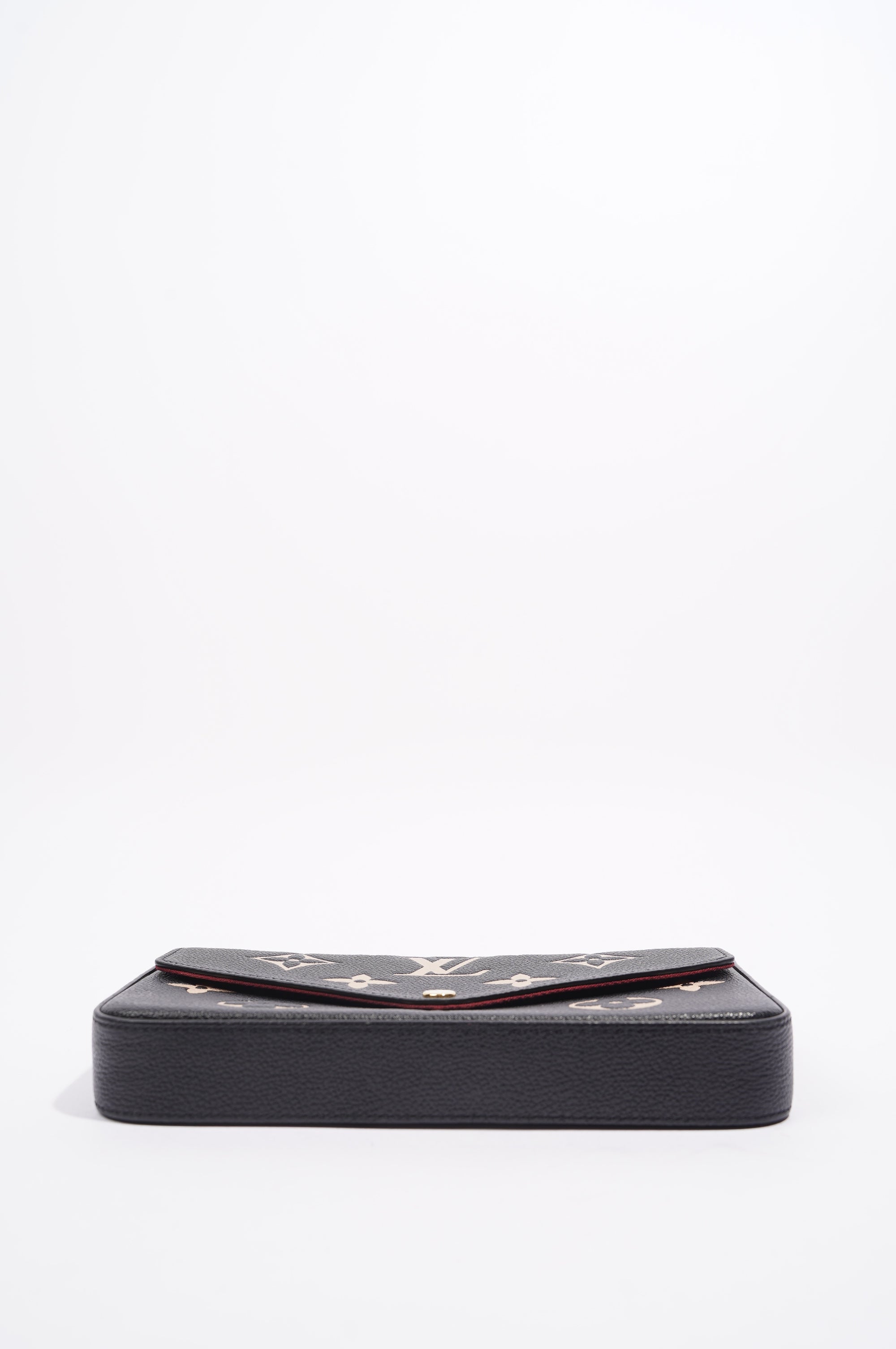 Louis Vuitton Womens Felicie Pochette Black / White