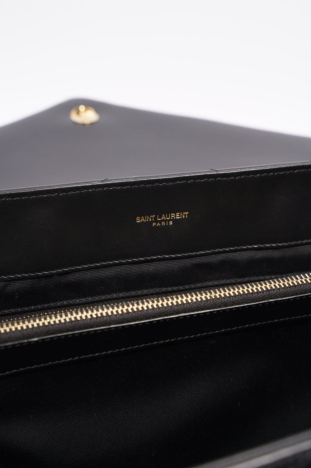 Saint Laurent Lou Lou Bag Black Leather Large
