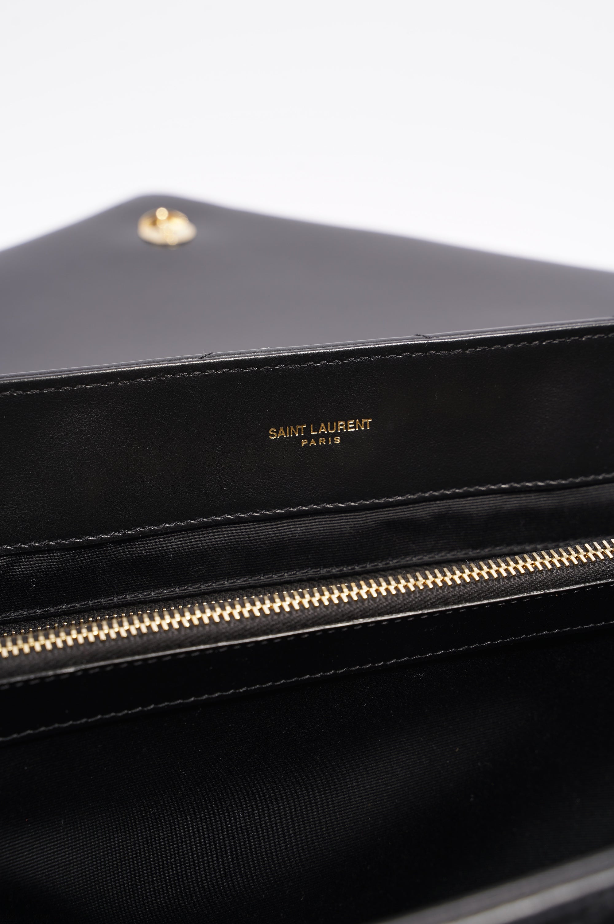 Saint Laurent Lou Lou Bag Black Leather Large