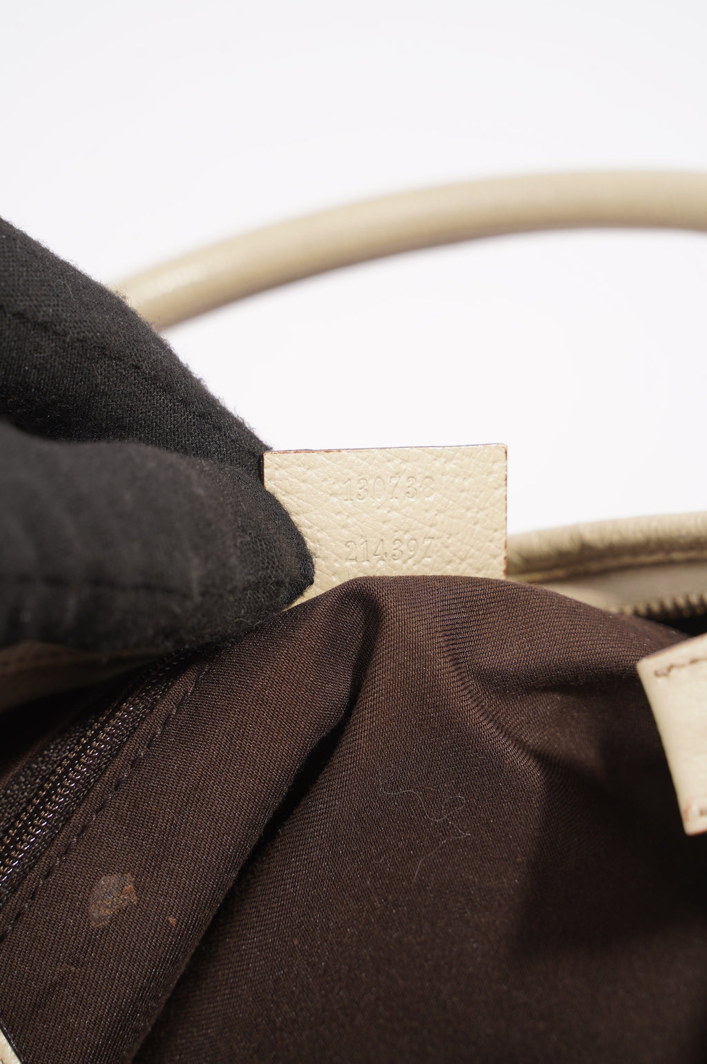 Gucci Hobo Bag Beige Canvas