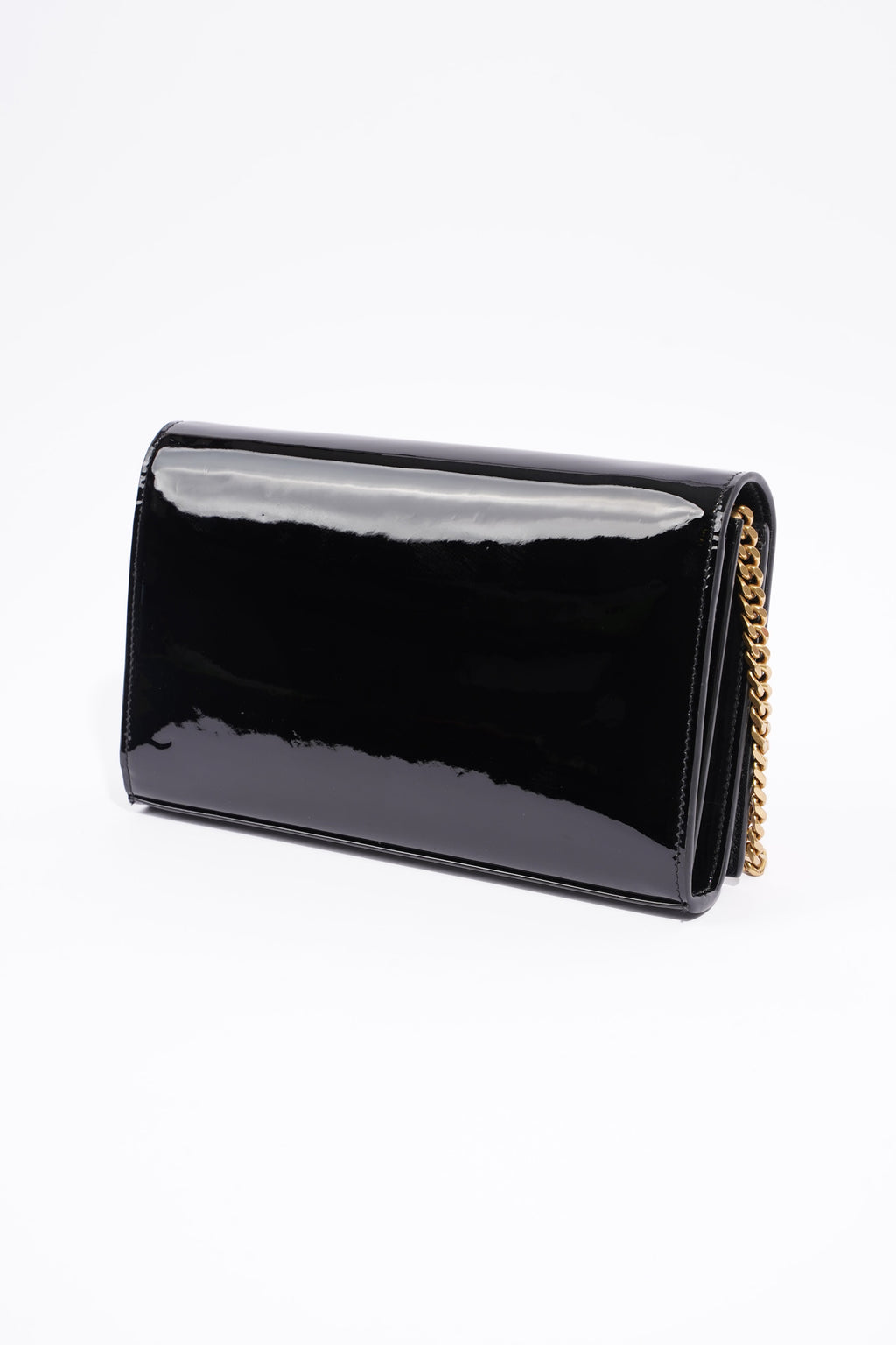 Saint Laurent Kate Black Patent Leather Medium