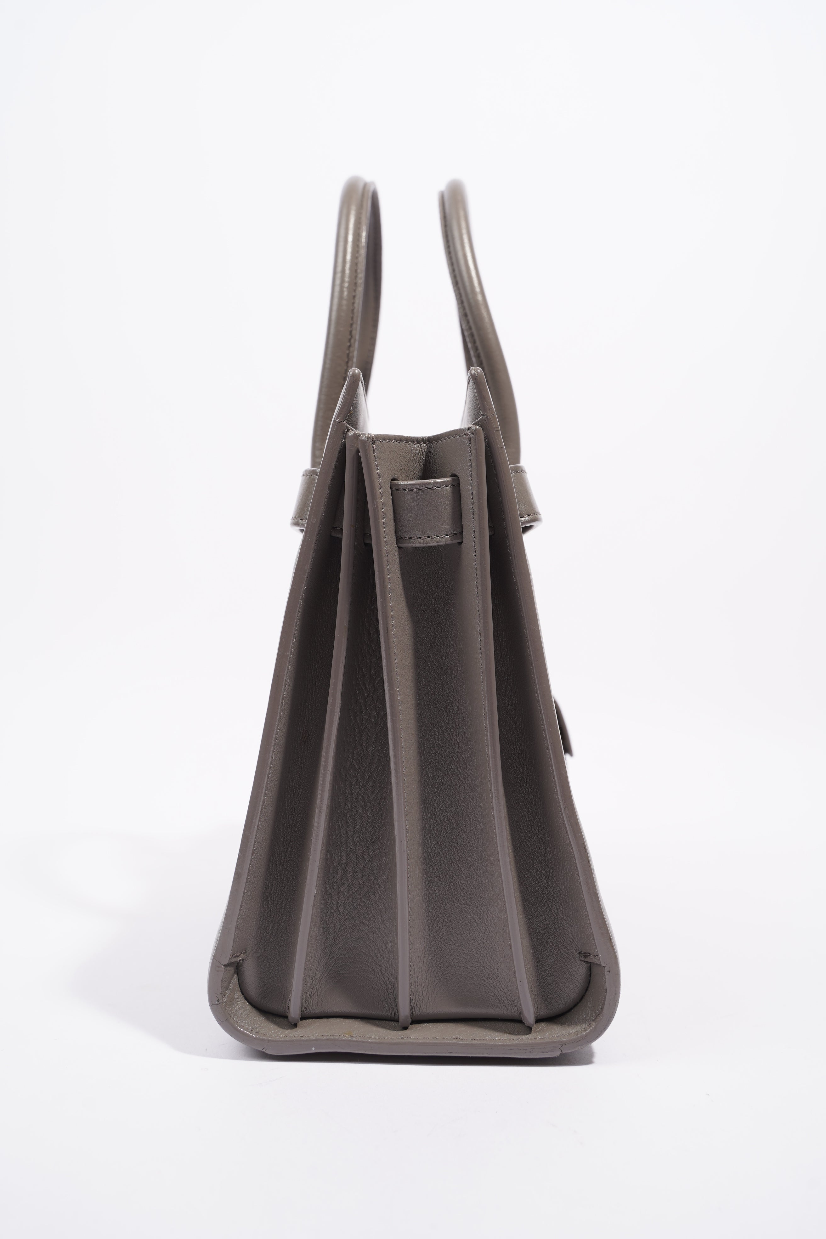 Saint Laurent Womens Sac De Jour Grey Baby