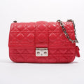 Christian Dior Womens New Lock Bag Leather Fuchsia