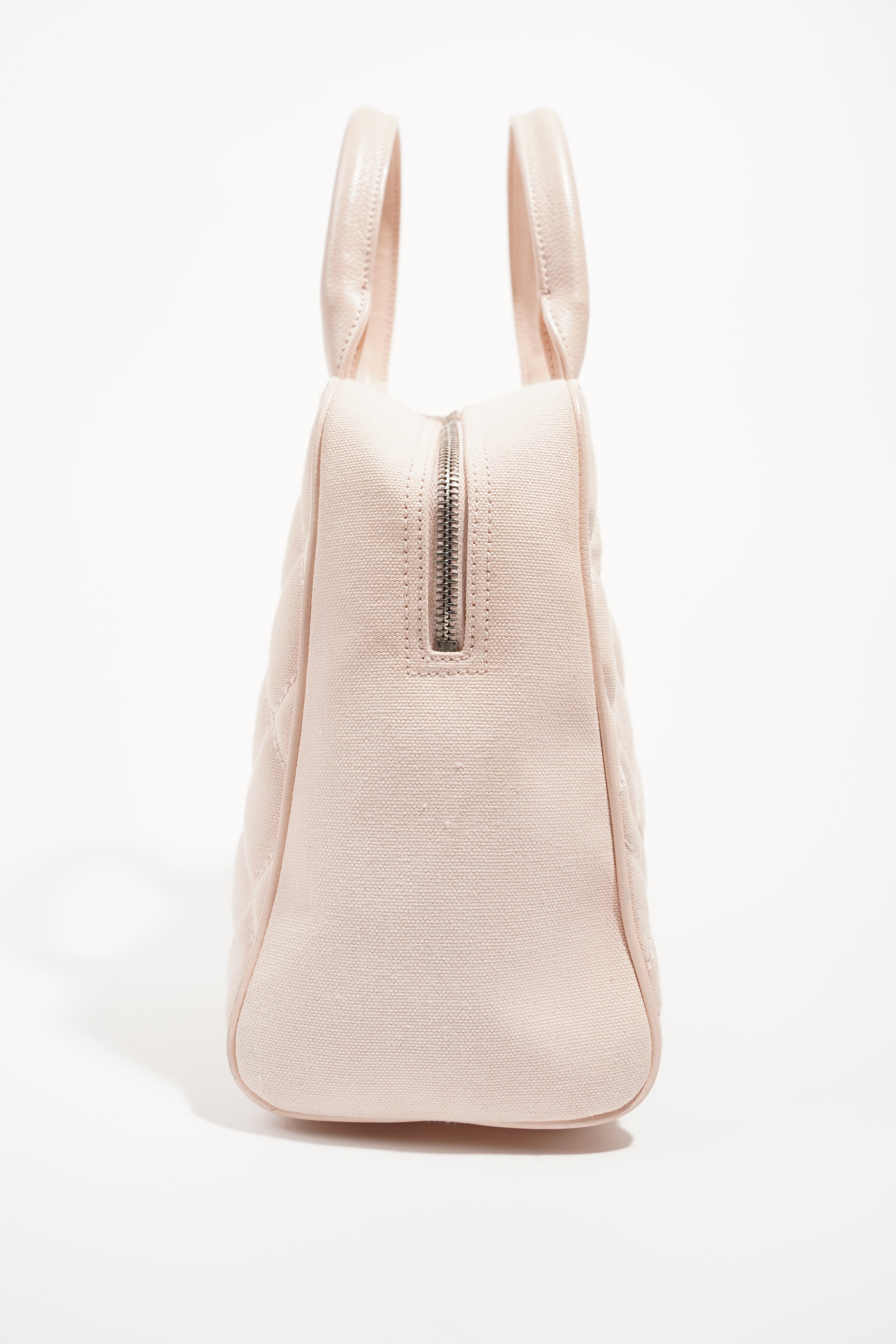 Chanel Womens Lambskin Hobo Tassel Bag Pink Small