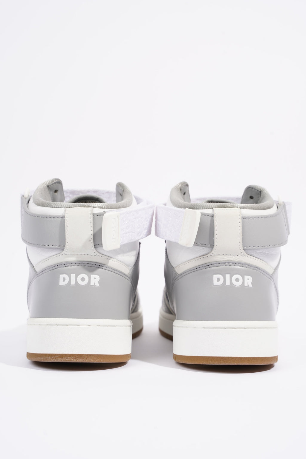 Christian Dior Mens B27 High Top Grey / White EU 42 / UK 8