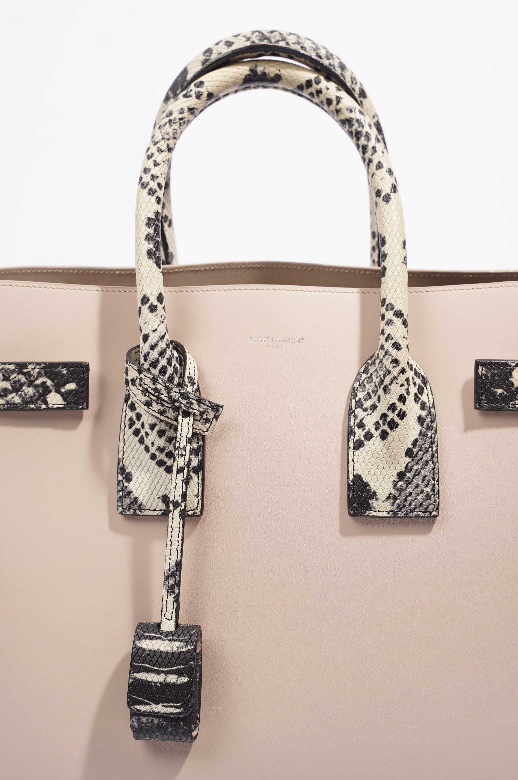 Saint Laurent Sac De Jour Nude / Python Small