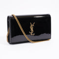 Saint Laurent Kate Black Patent Leather Medium