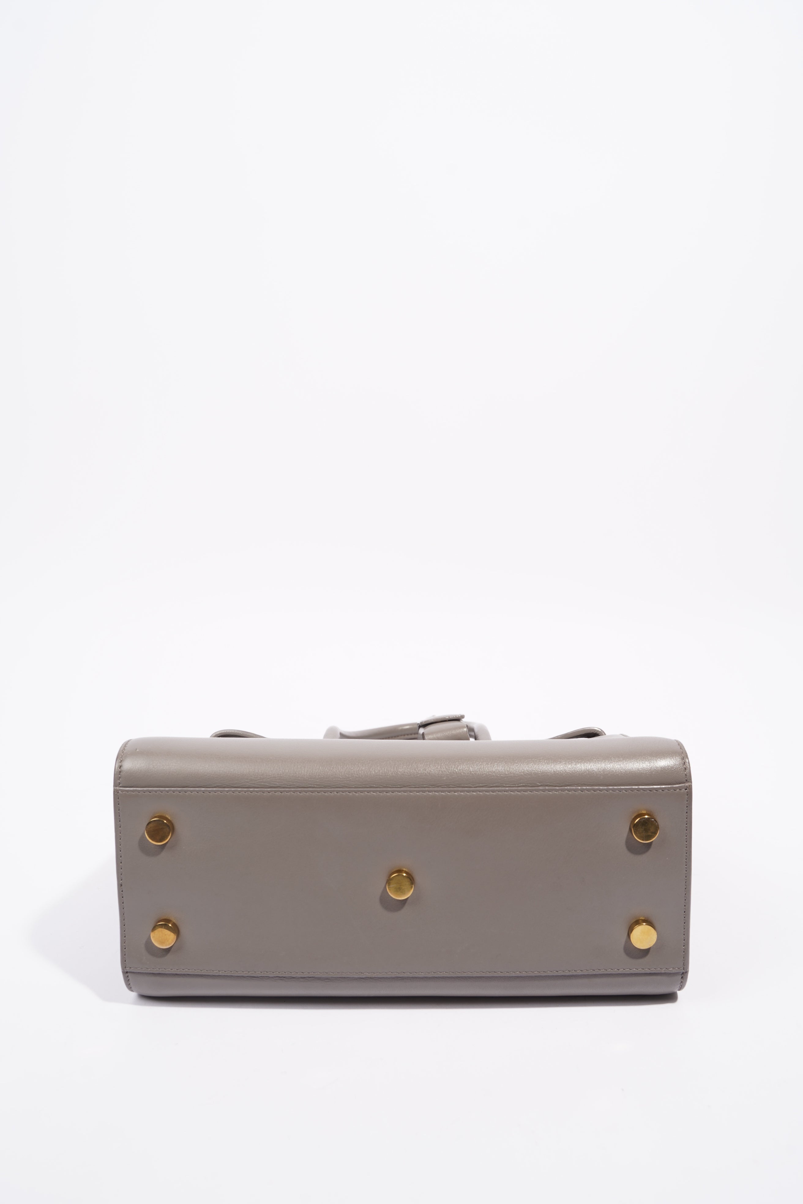 Saint Laurent Womens Sac De Jour Grey Baby