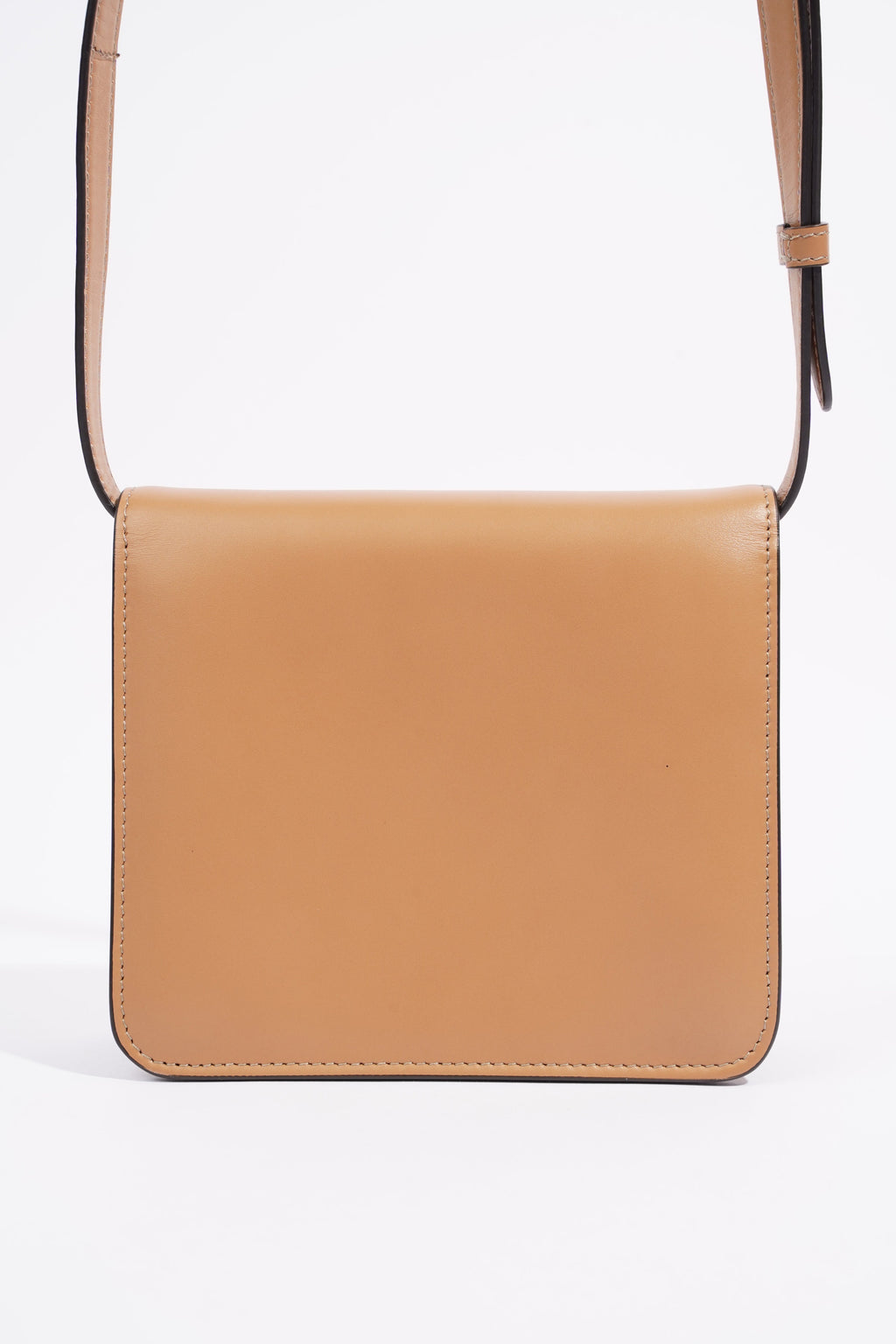 Fendi Karligraphy Shoulder Bag Tan Leather