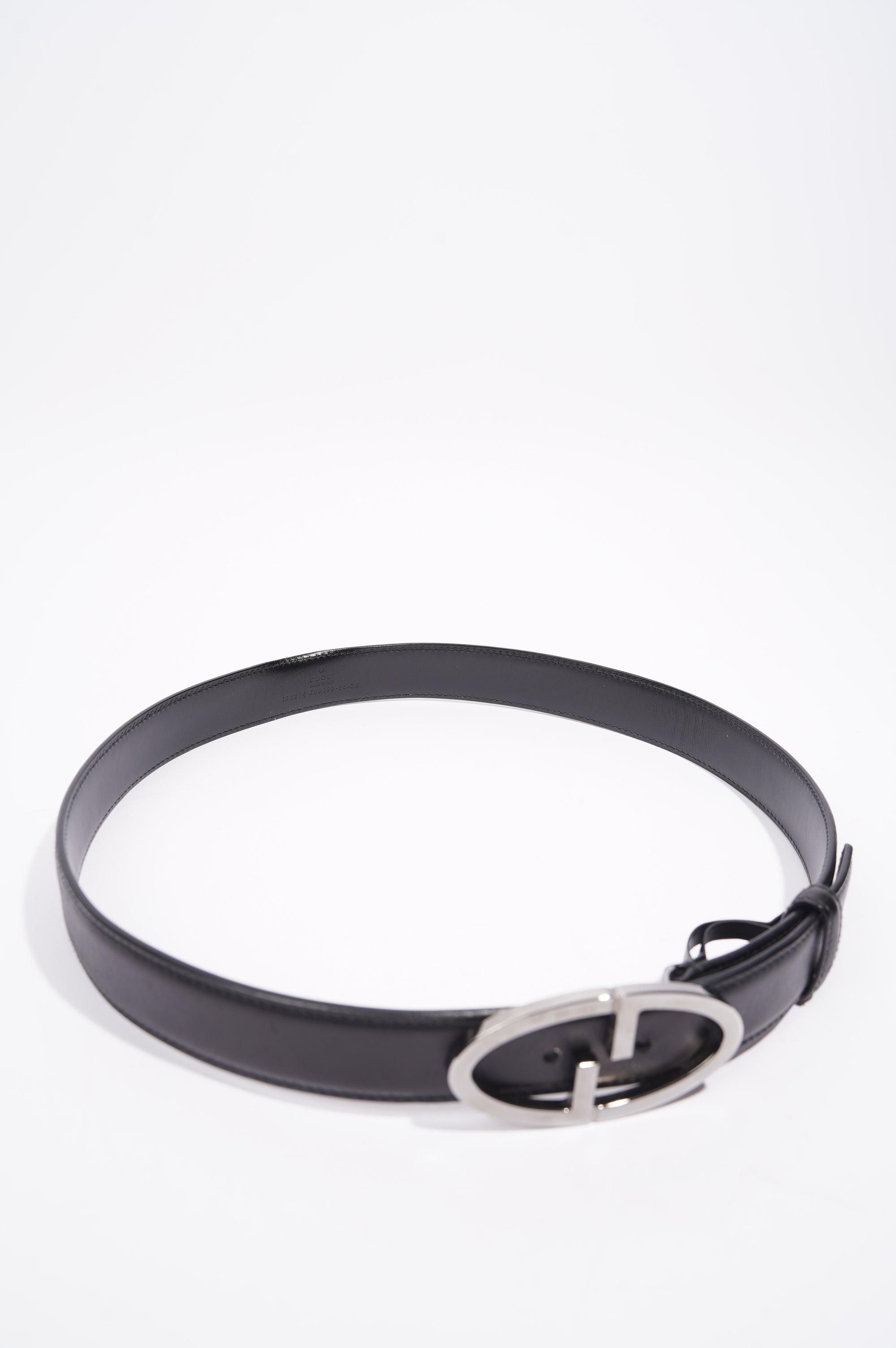 Gucci Womens Belt Black / Silver 85cm - 34"