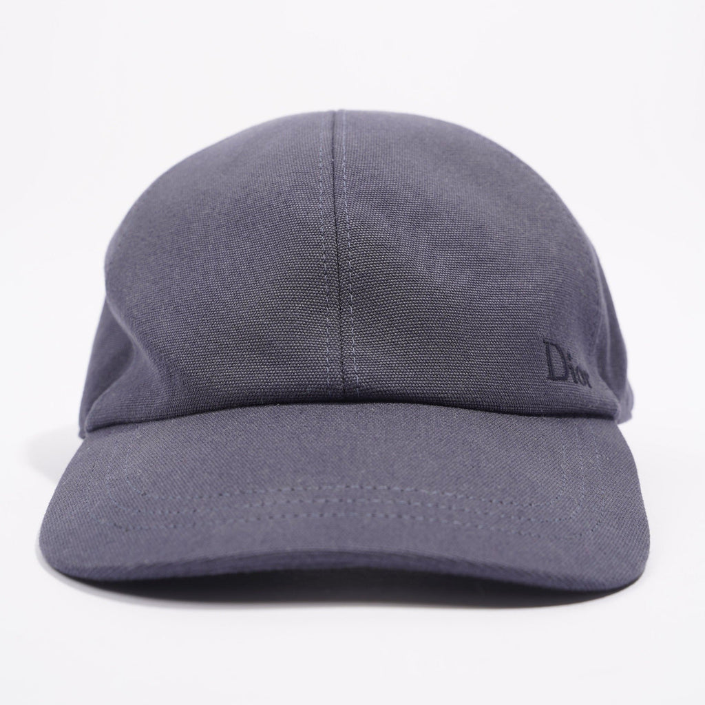 Christian Dior Dior Baseball Cap Blue Cotton Large