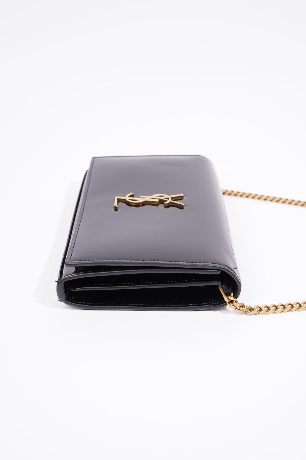 Saint Laurent Kate Black Patent Leather Medium