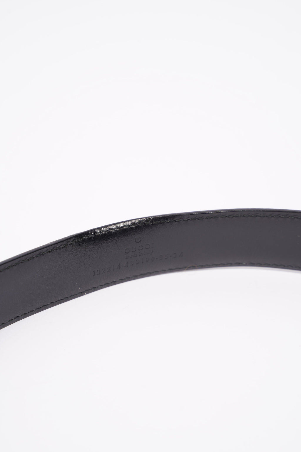Gucci Womens Belt Black / Silver 85cm - 34"