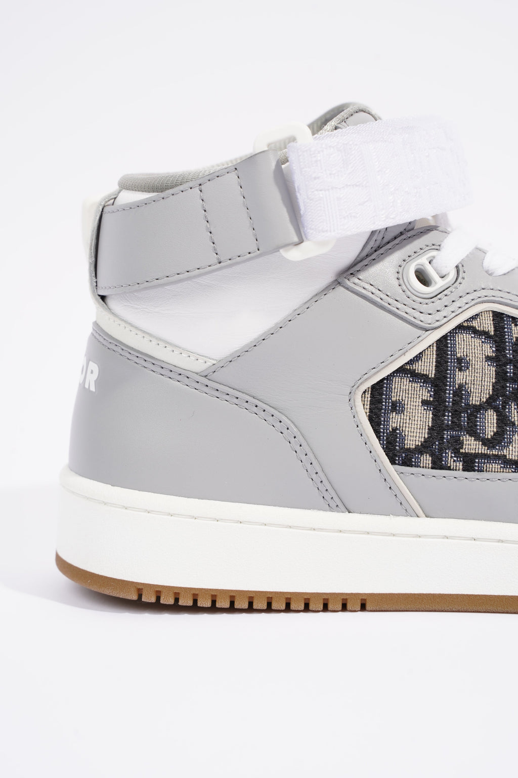 Christian Dior Mens B27 High Top Grey / White EU 42 / UK 8