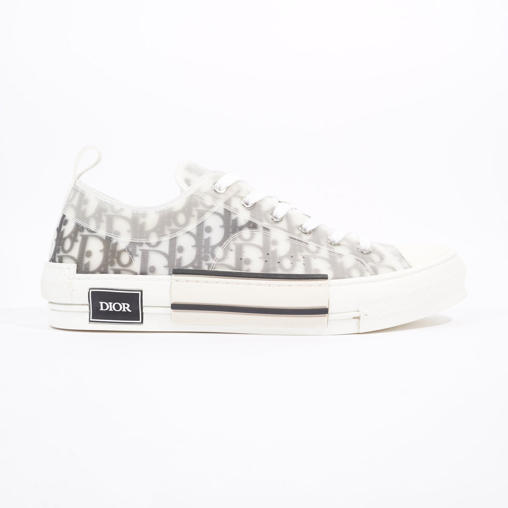 Christian Dior Mens B23 Low White Logo EU 44.5 / UK 10.5