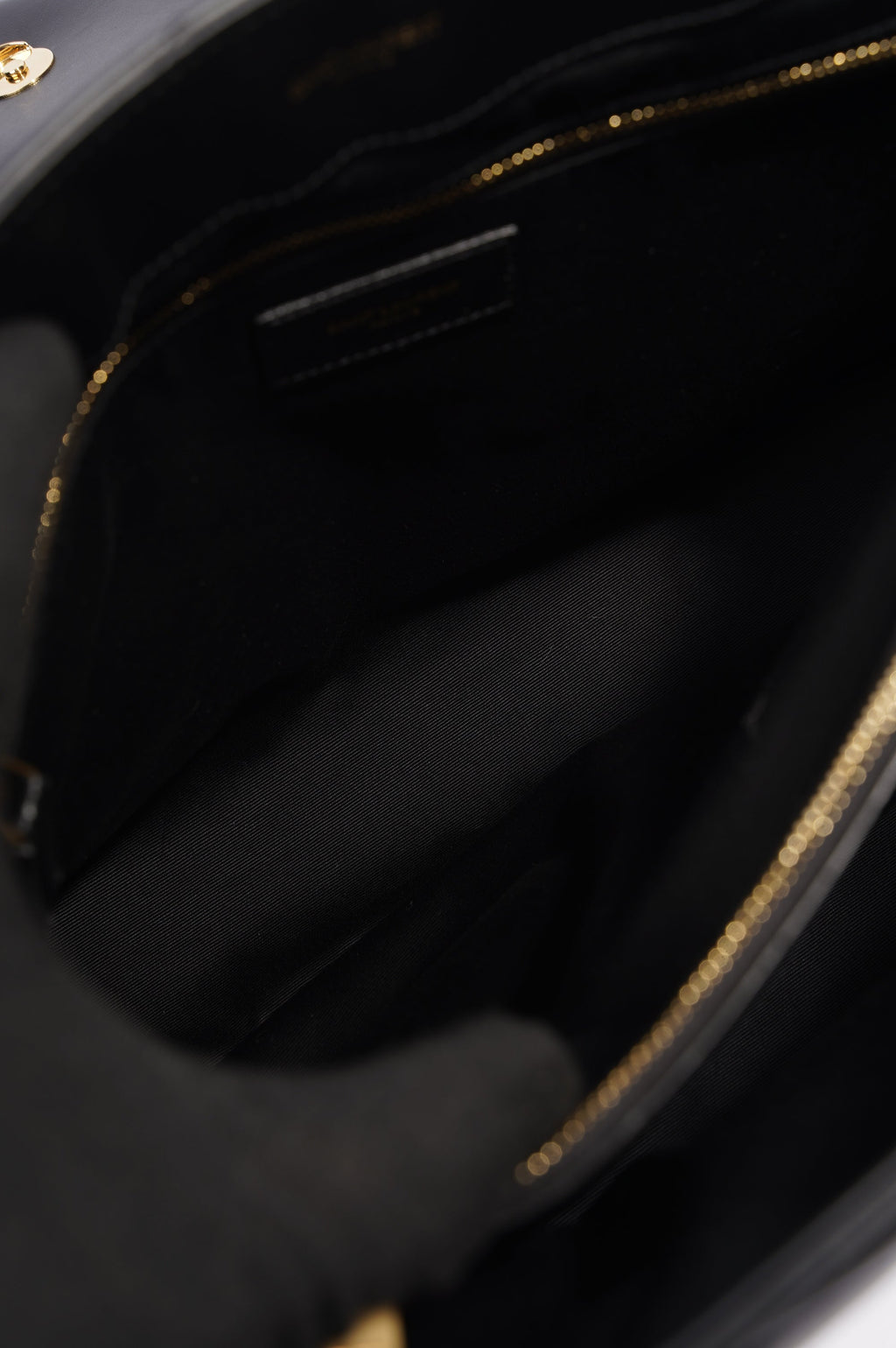 Saint Laurent Lou Lou Bag Black Leather Large