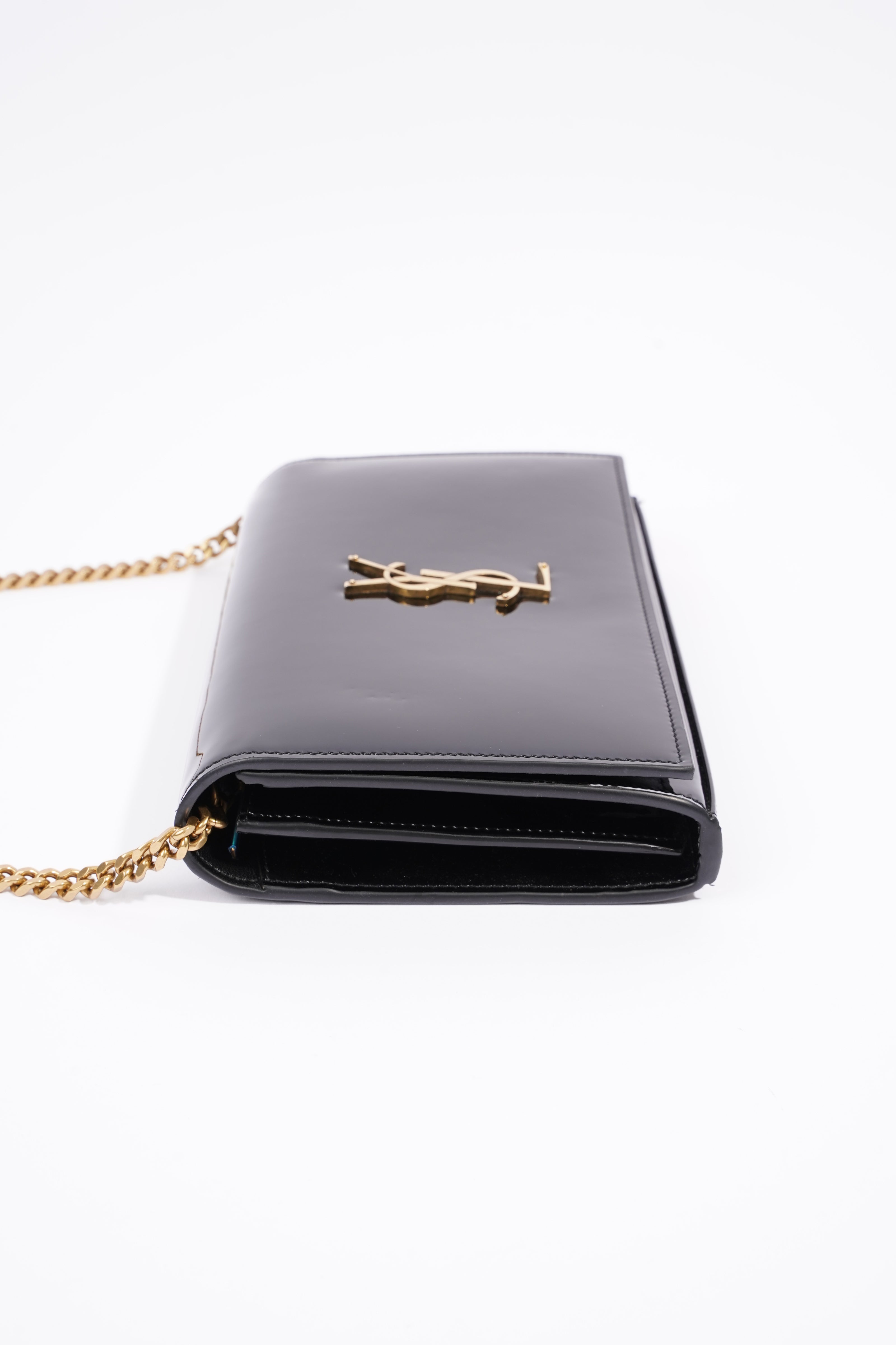 Saint Laurent Kate Black Patent Leather Medium
