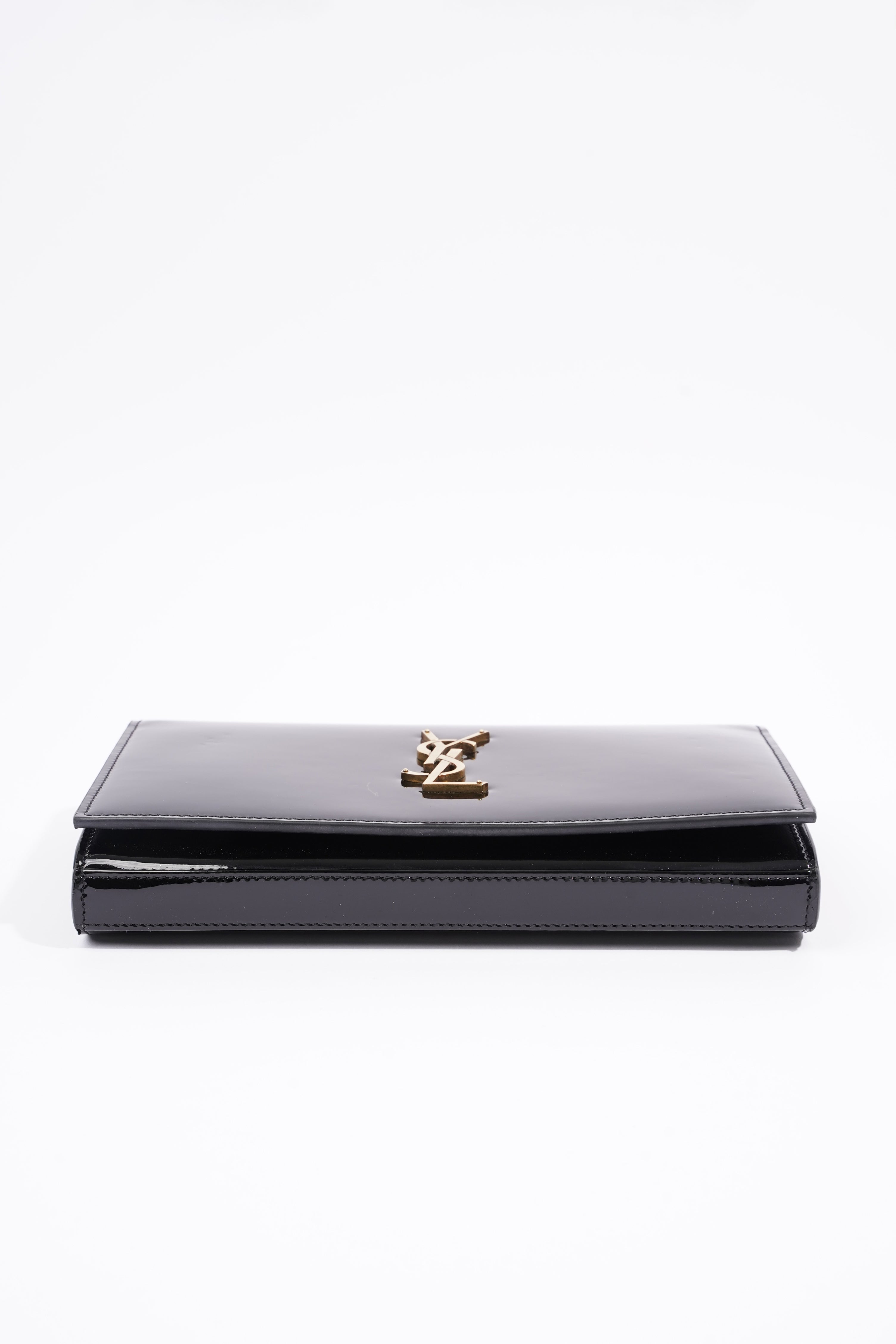 Saint Laurent Kate Black Patent Leather Medium