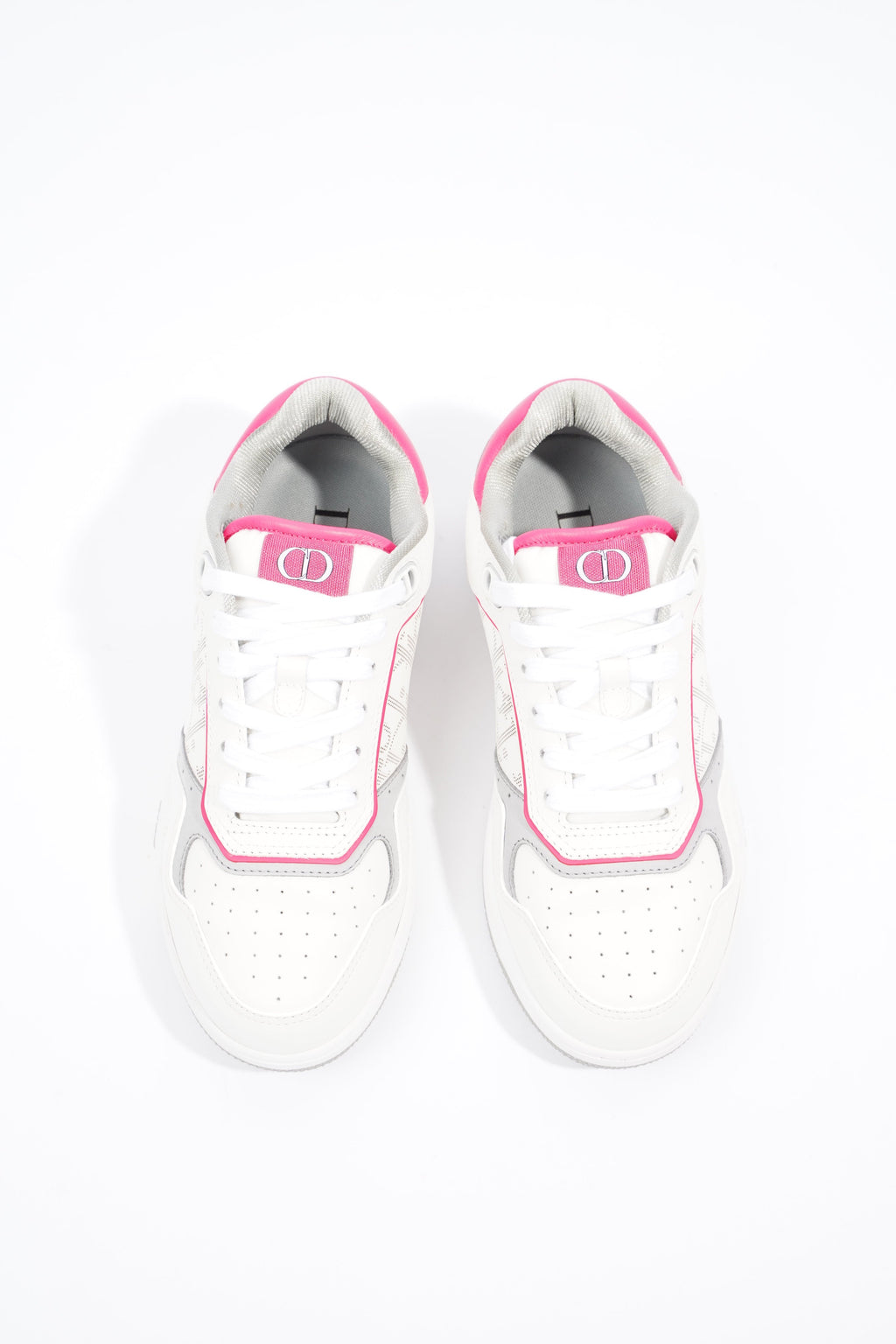 Christian Dior Womens B27 White / Grey / Pink EU 37 / UK 4