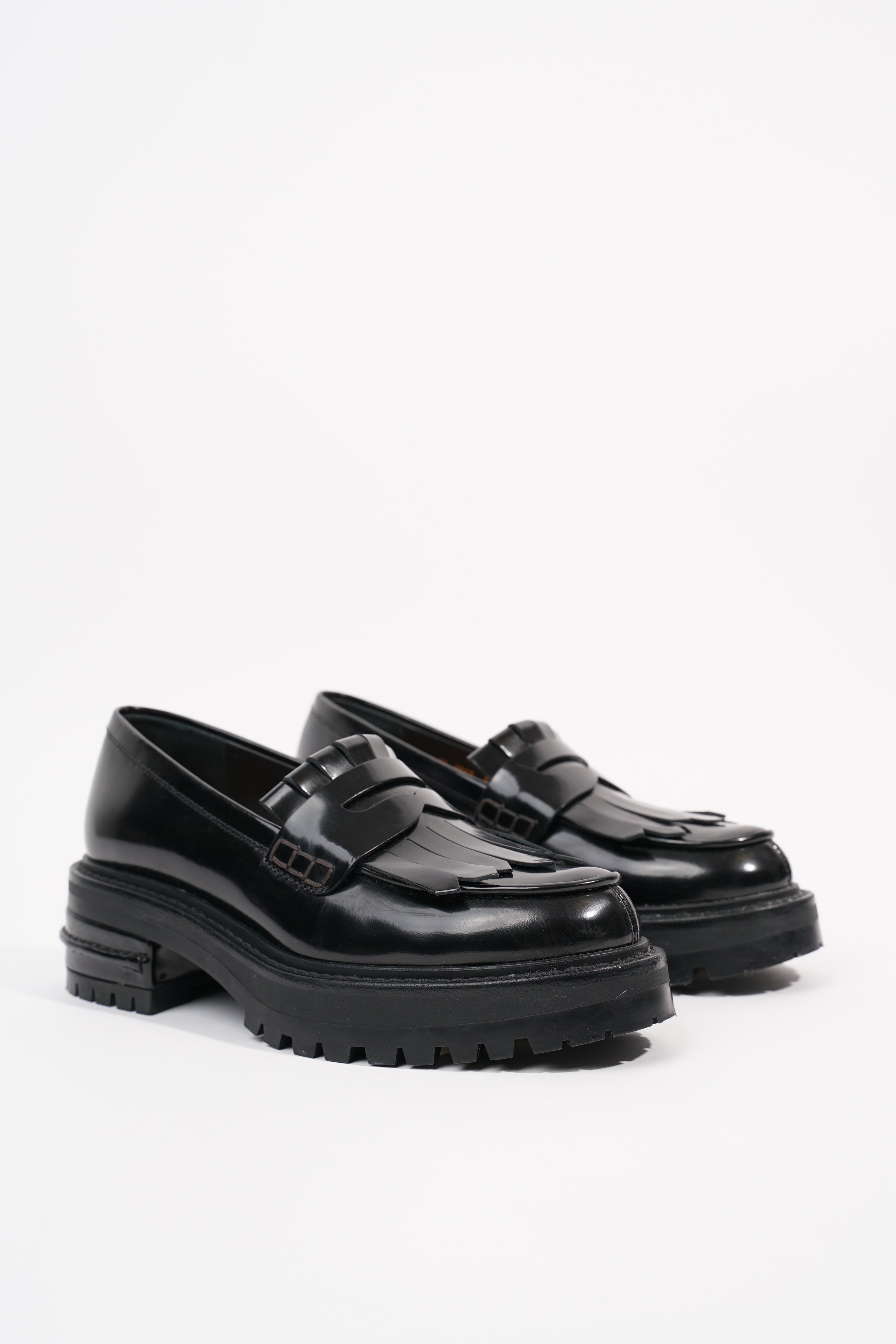 Christian Dior Womens Loafer Black EU 35.5 / UK 2.5