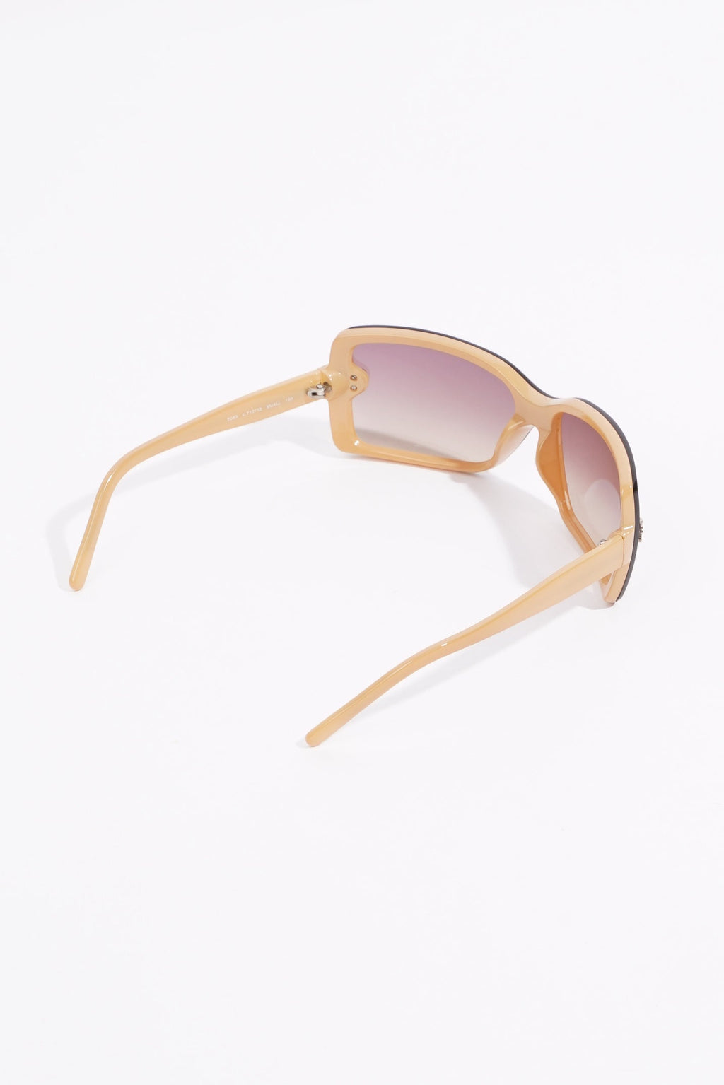Chanel Womens Oversized Sunglasses Brown Acetate 120