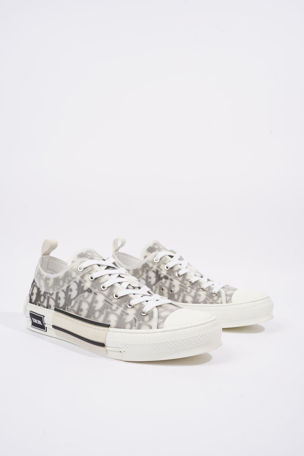 Christian Dior Mens B23 Low White Logo EU 44.5 / UK 10.5