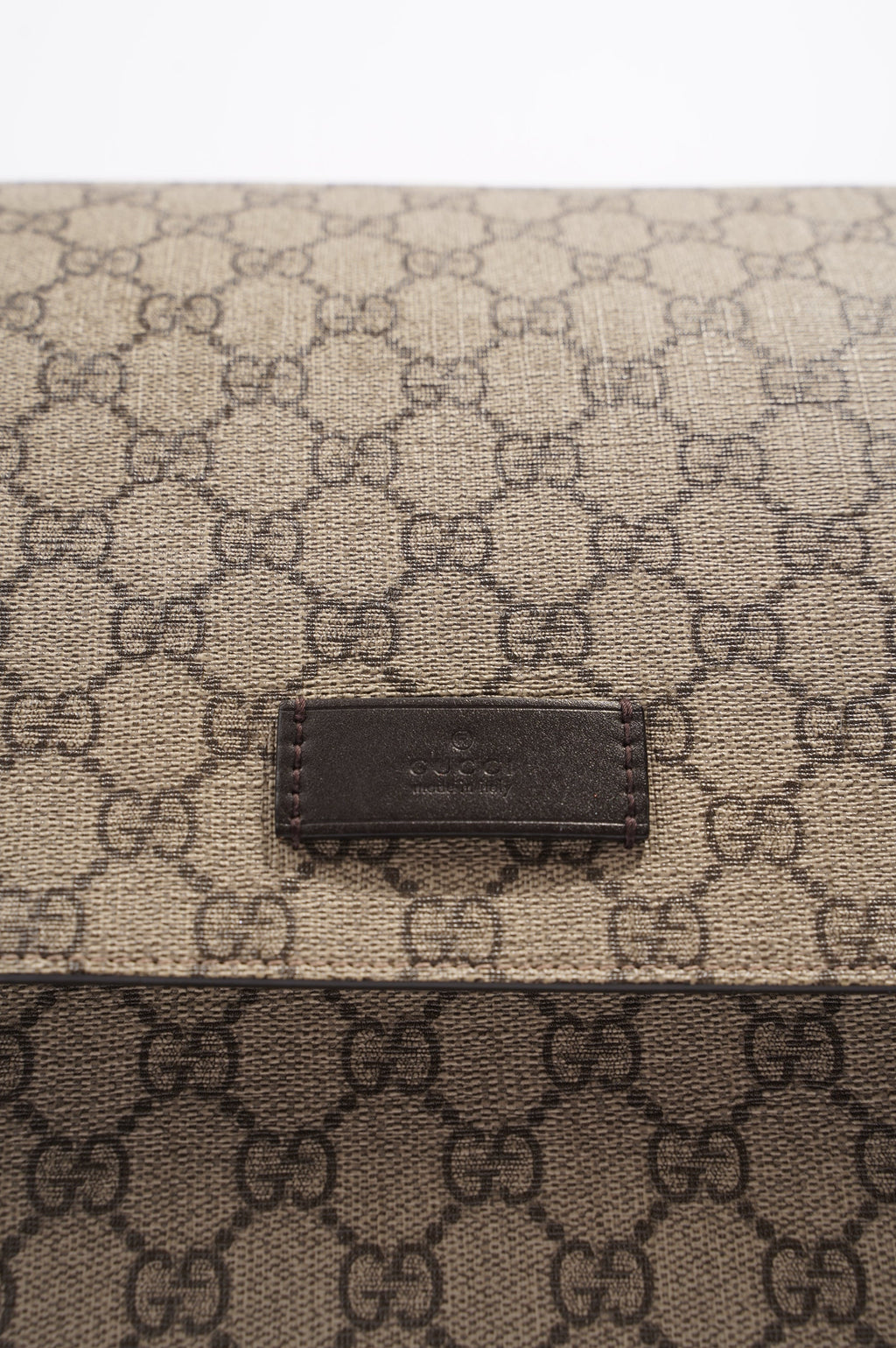 Gucci Womens Changing Bag Brown Canvas