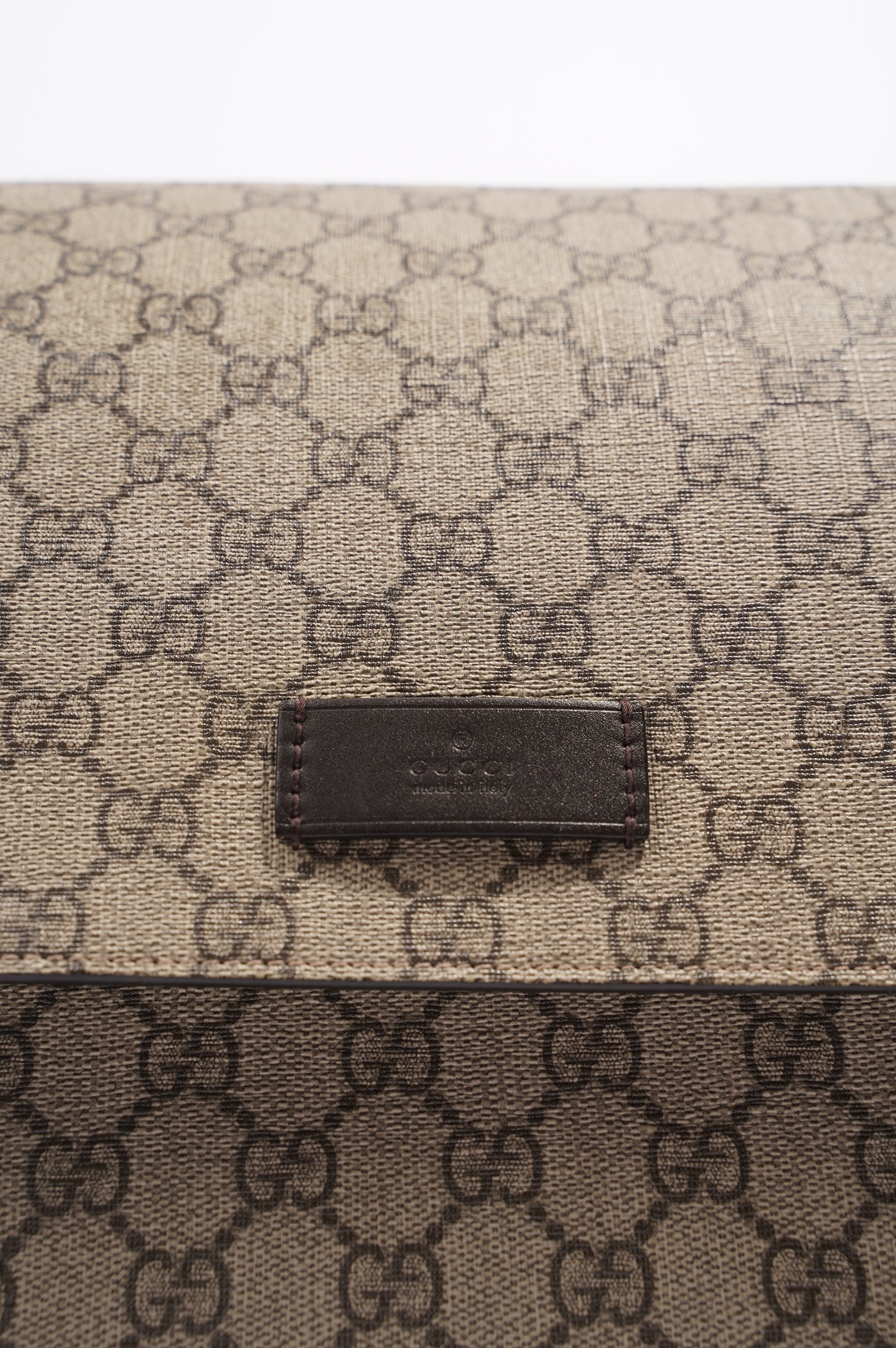 Gucci Womens Changing Bag Brown Canvas