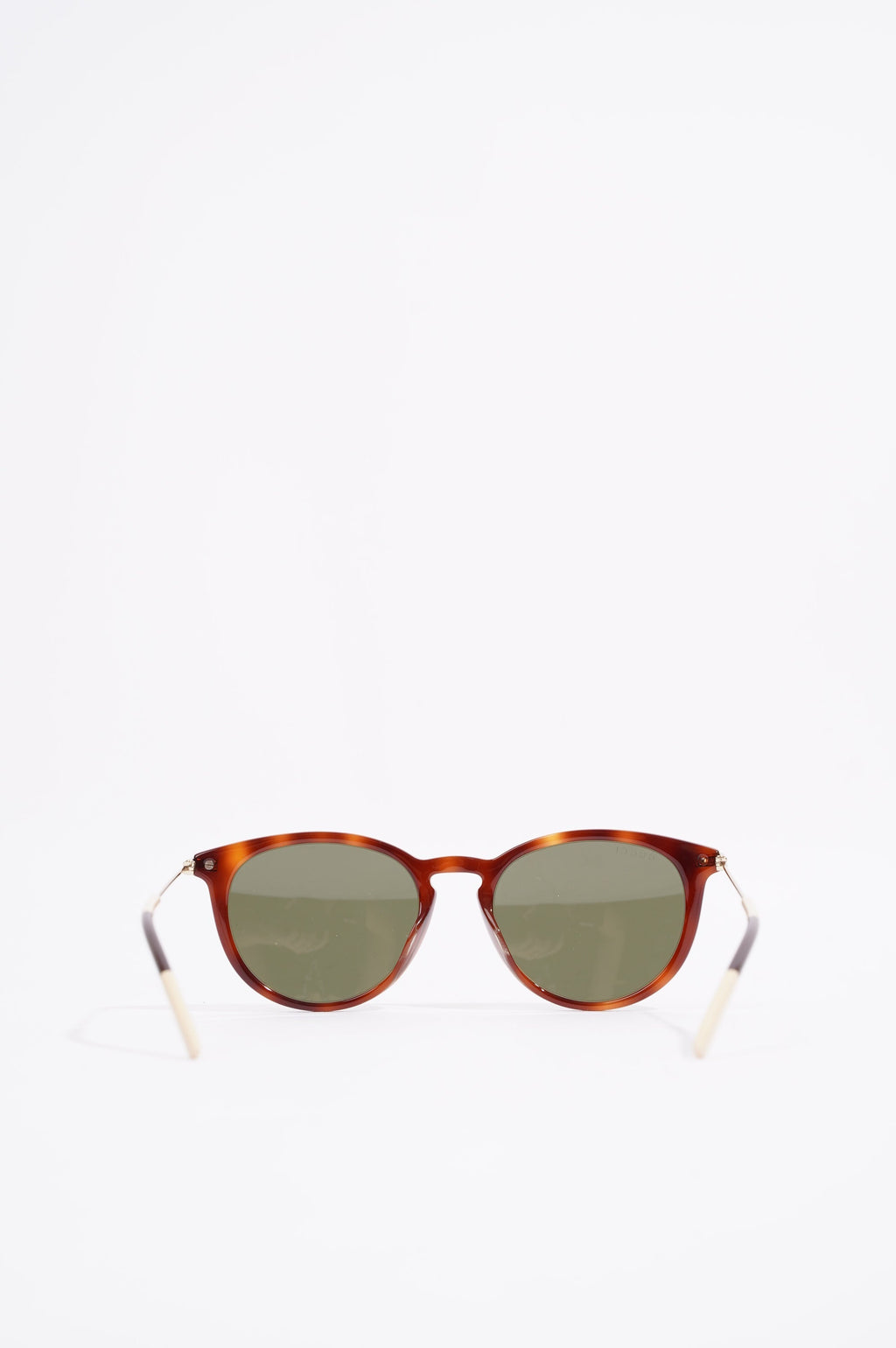 Gucci Womens Round Sunglasses Brown Acetate 145
