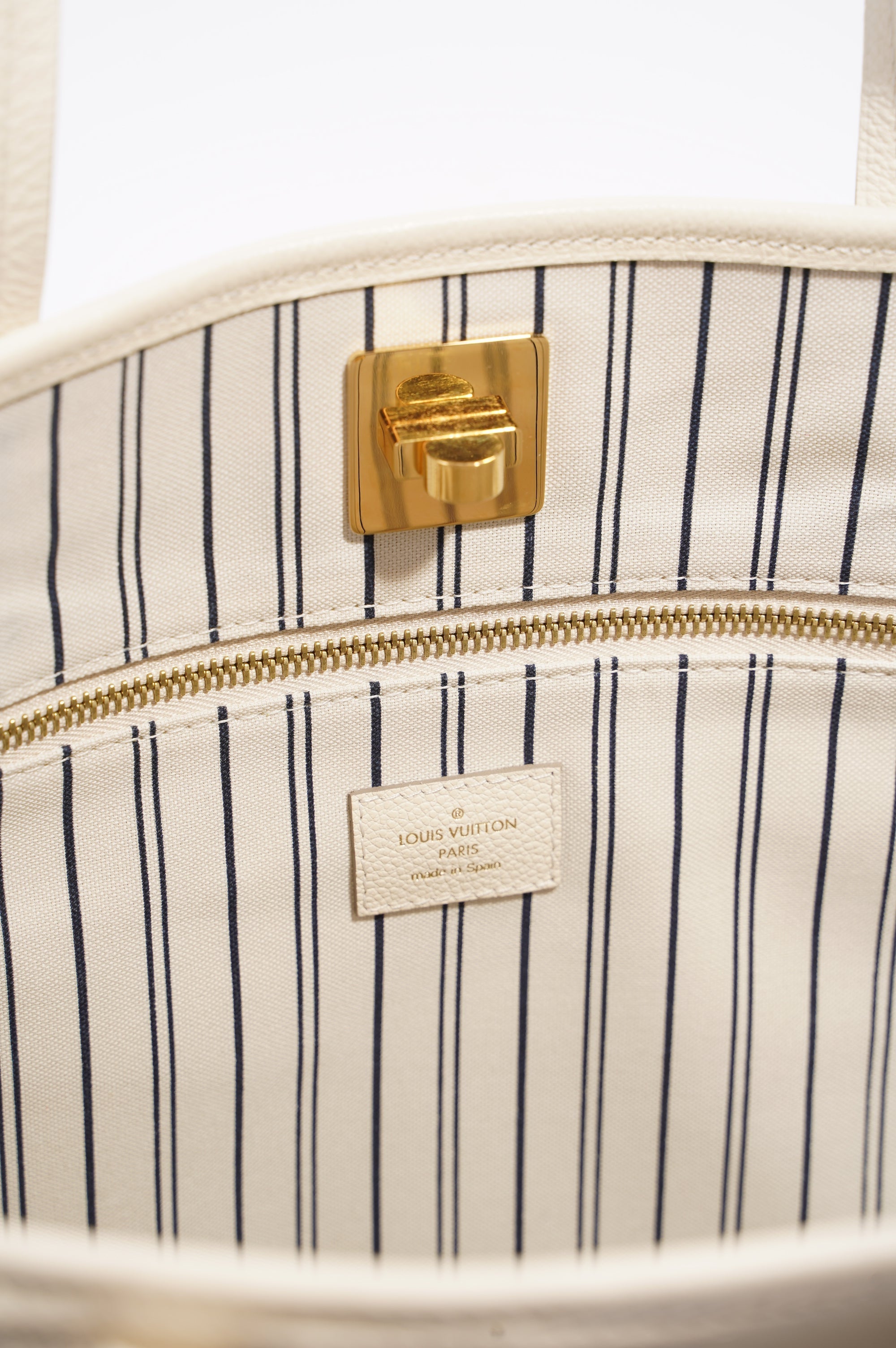 Louis Vuitton Womens Citadine Tote Cream GM