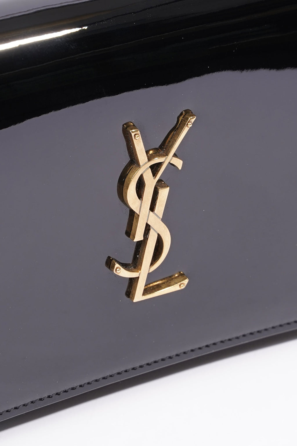 Saint Laurent Kate Black Patent Leather Medium