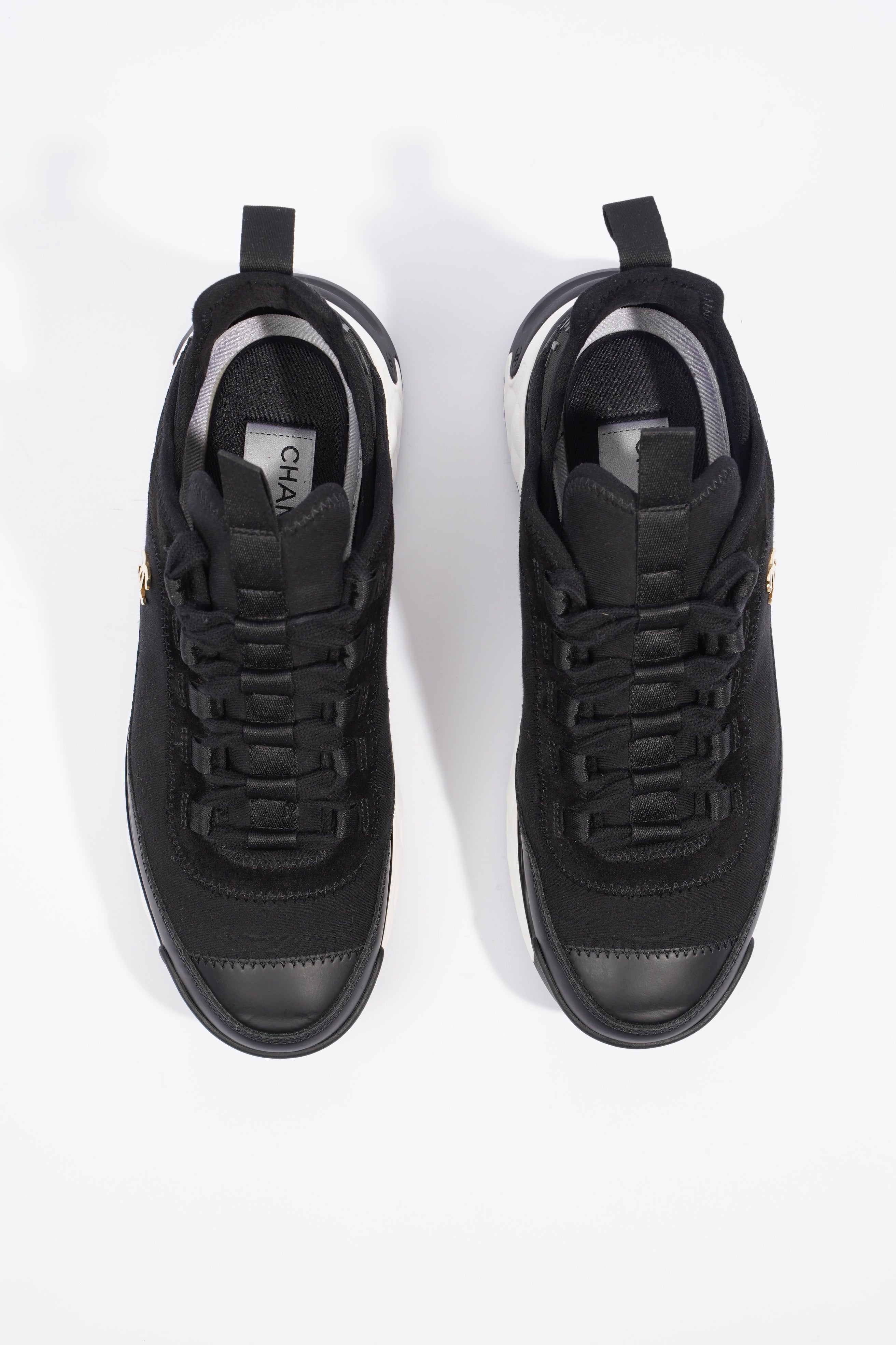 Chanel Womens CC Logo Runner Black EU 38 / UK 5