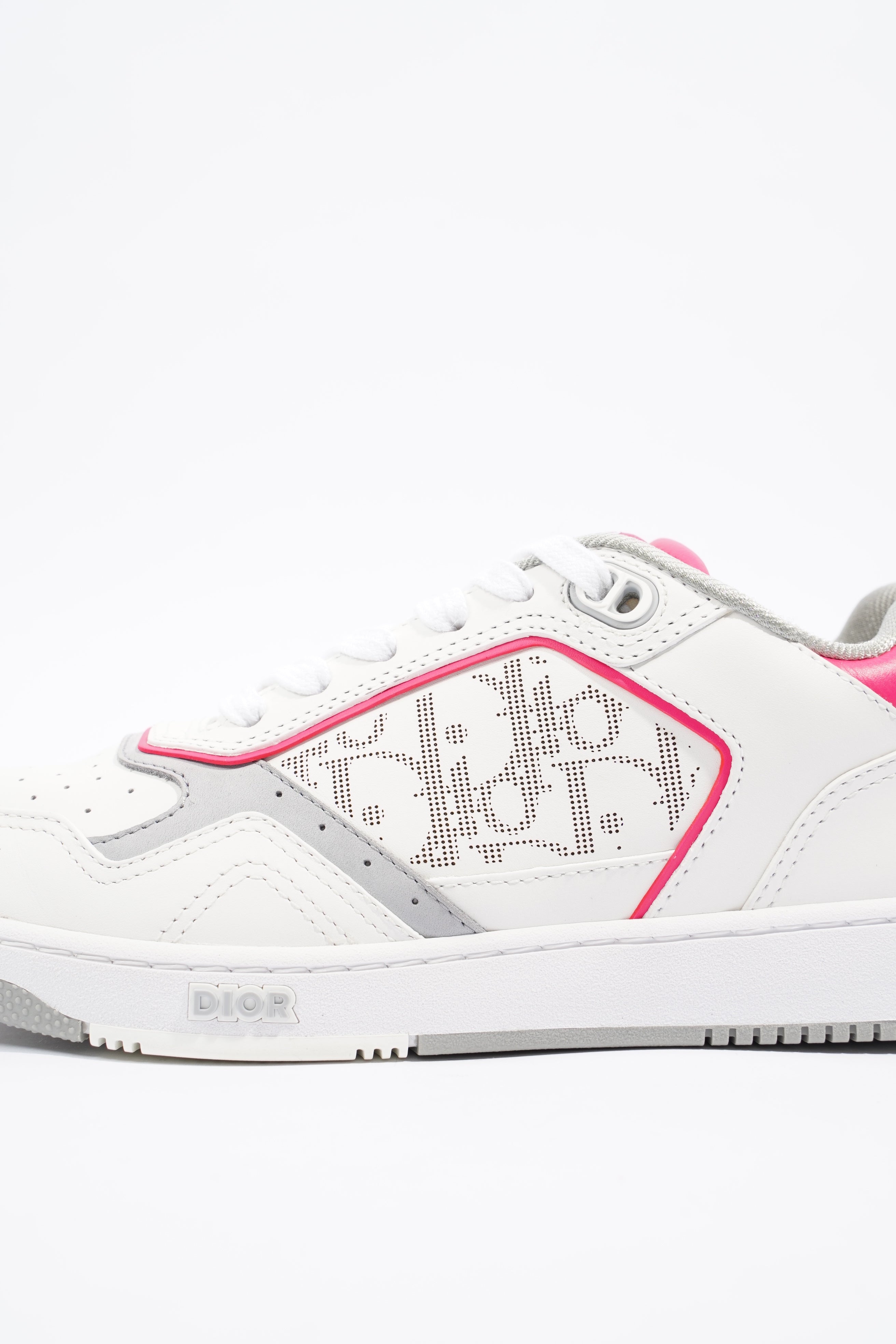 Christian Dior Womens B27 White / Grey / Pink EU 37 / UK 4