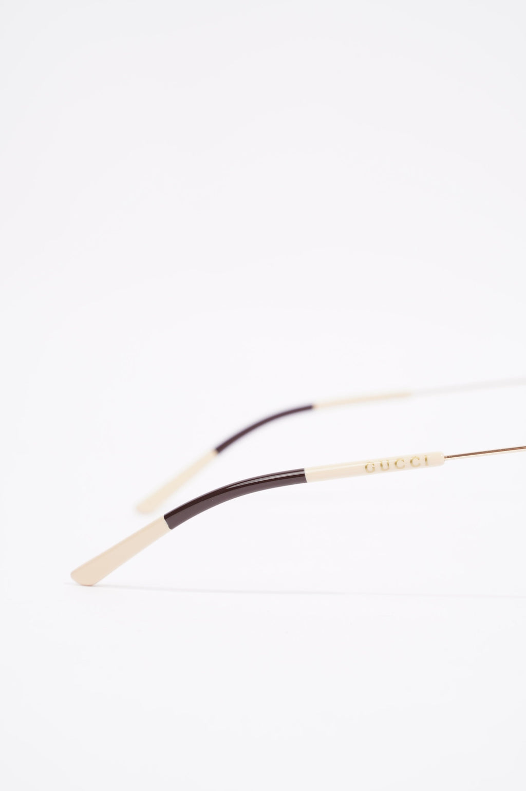 Gucci Womens Round Sunglasses Brown Acetate 145