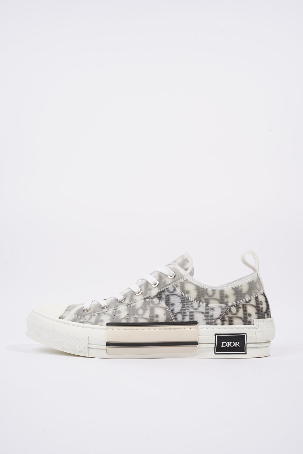 Christian Dior Mens B23 Low White Logo EU 44.5 / UK 10.5
