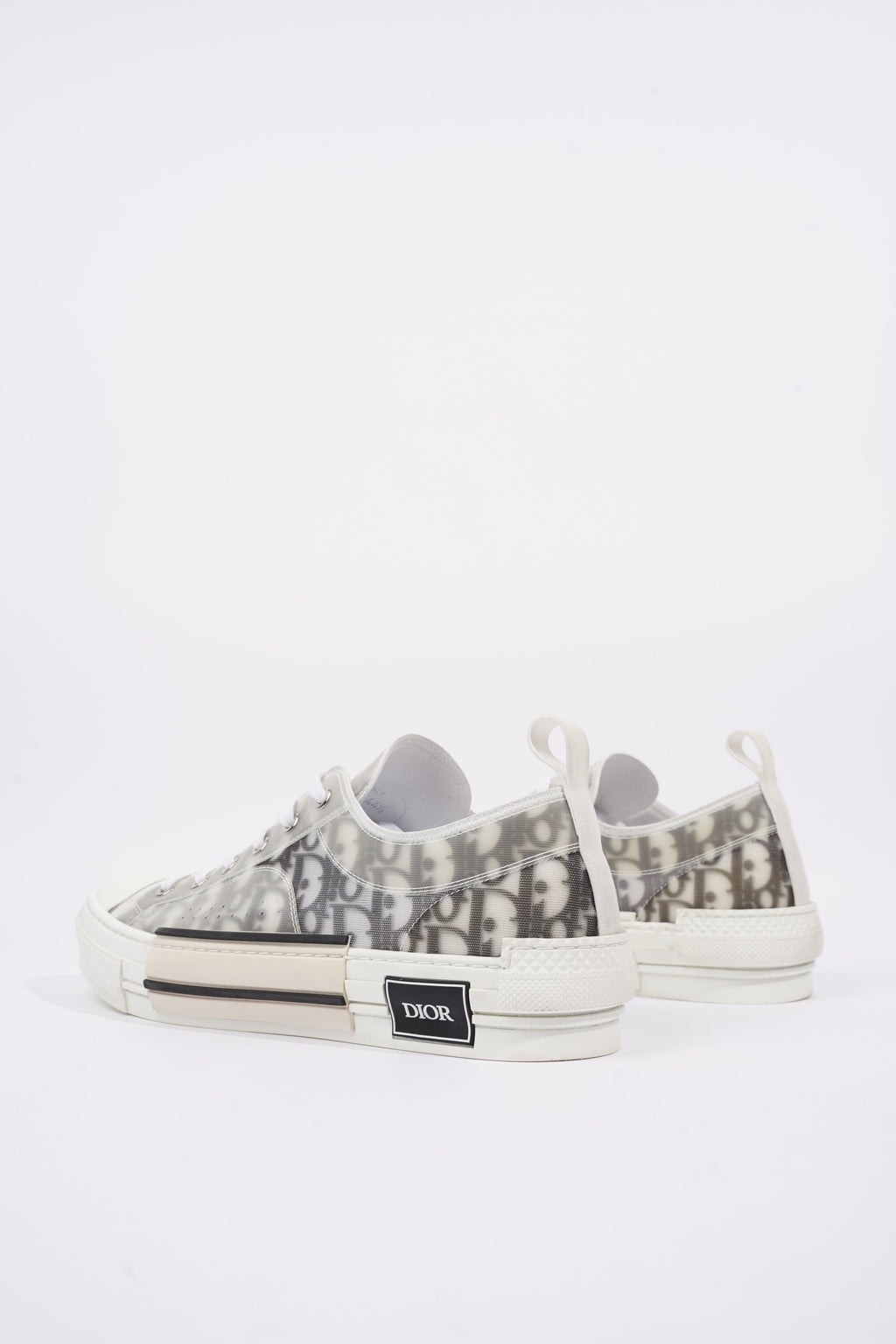 Christian Dior Mens B23 Low White Logo EU 44.5 / UK 10.5