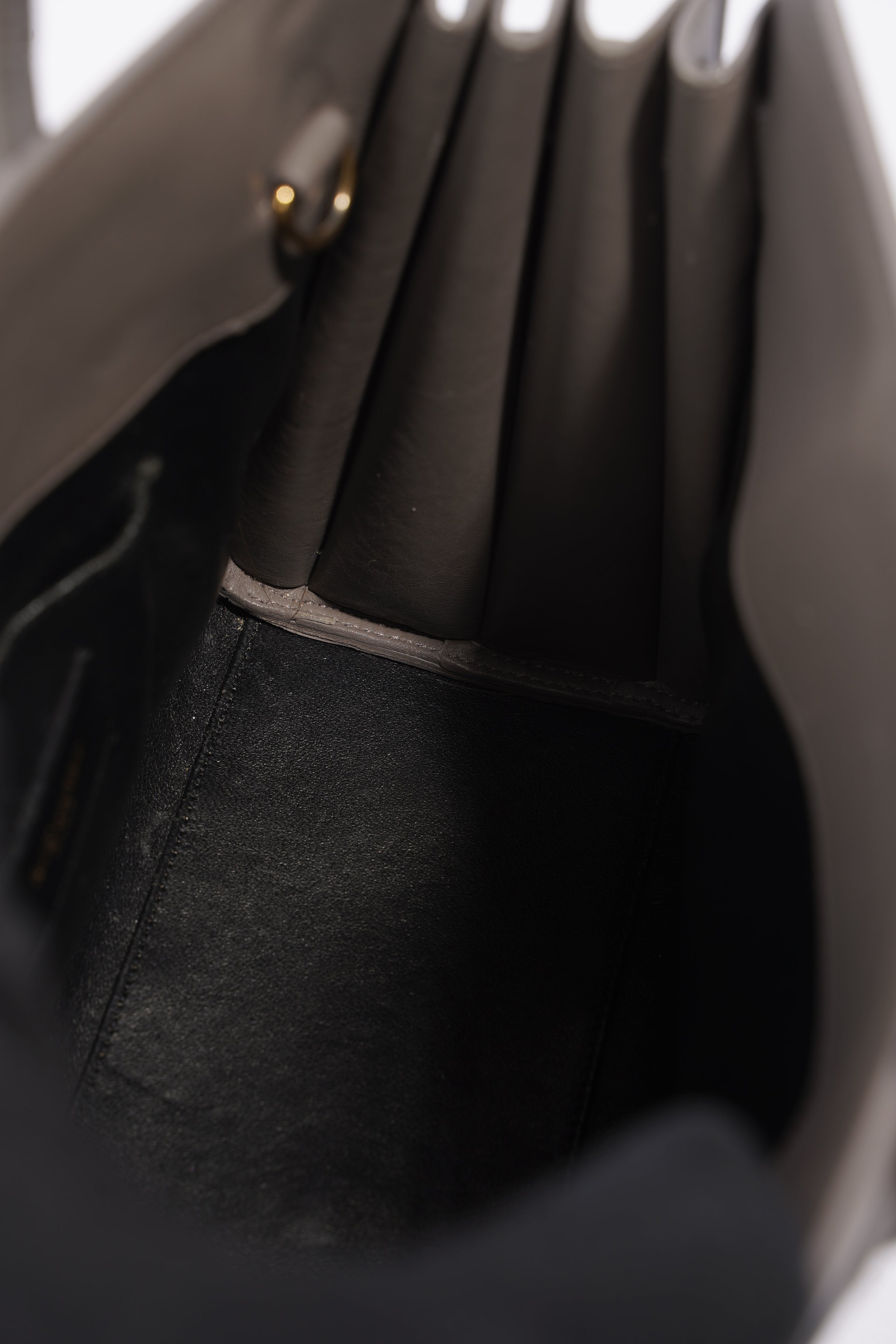 Saint Laurent Womens Sac De Jour Grey Baby
