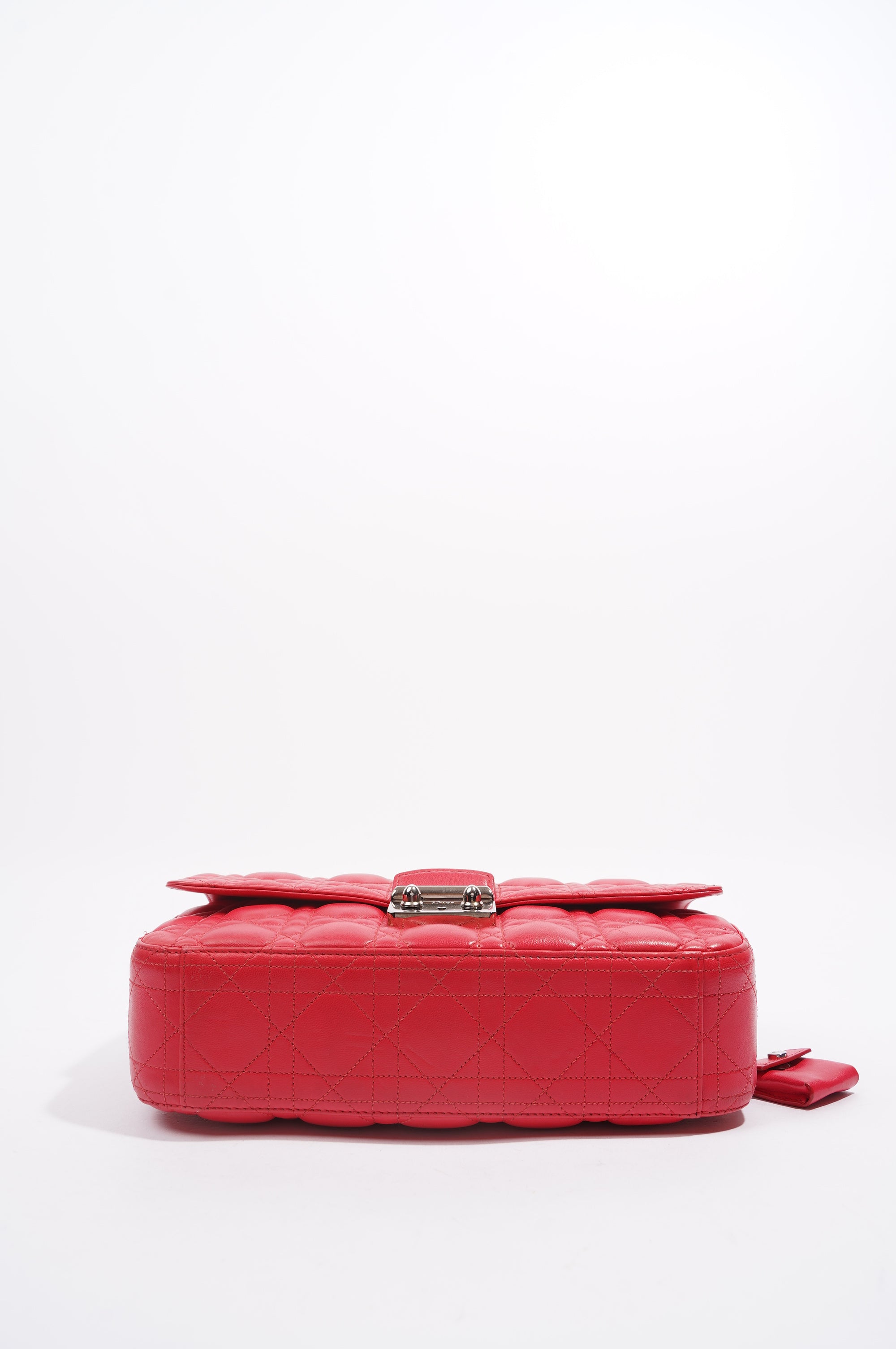 Christian Dior Womens New Lock Bag Leather Fuchsia