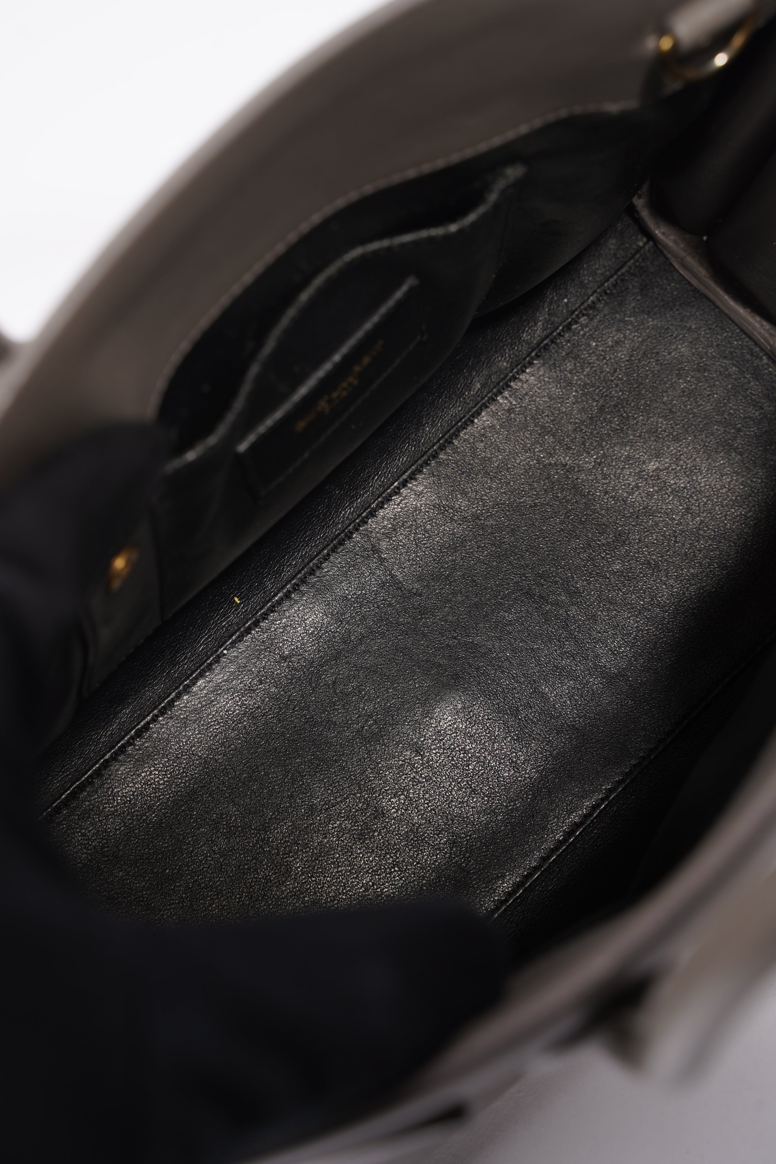 Saint Laurent Womens Sac De Jour Grey Baby