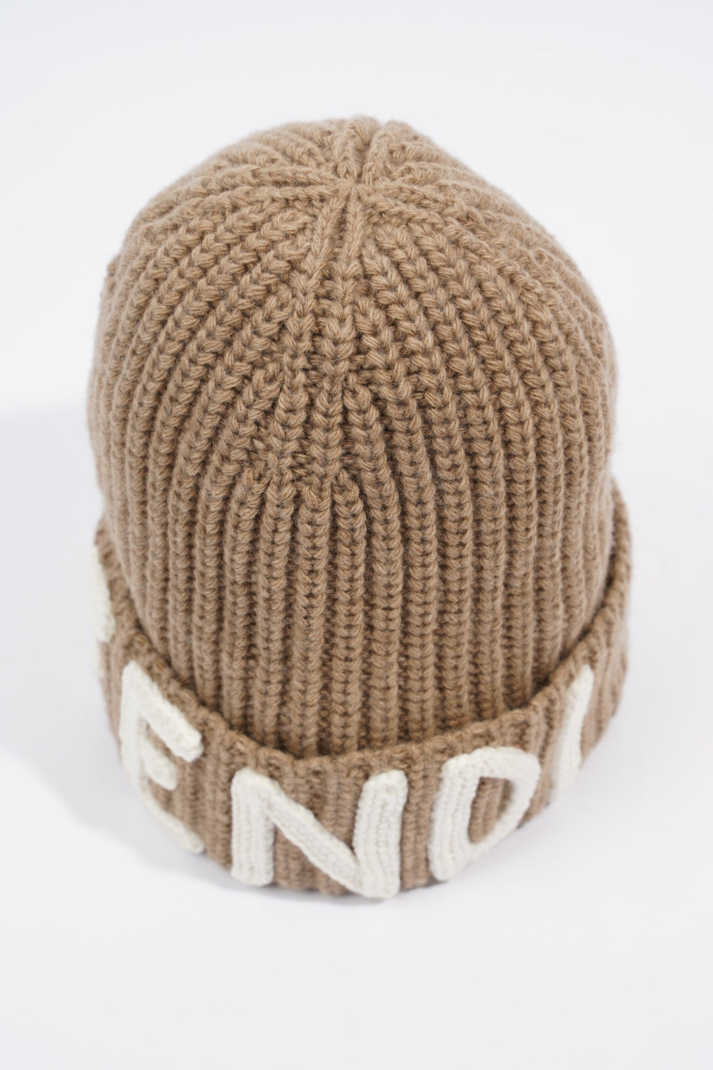 Fendi Fendi Beanie Beige Wool S-M