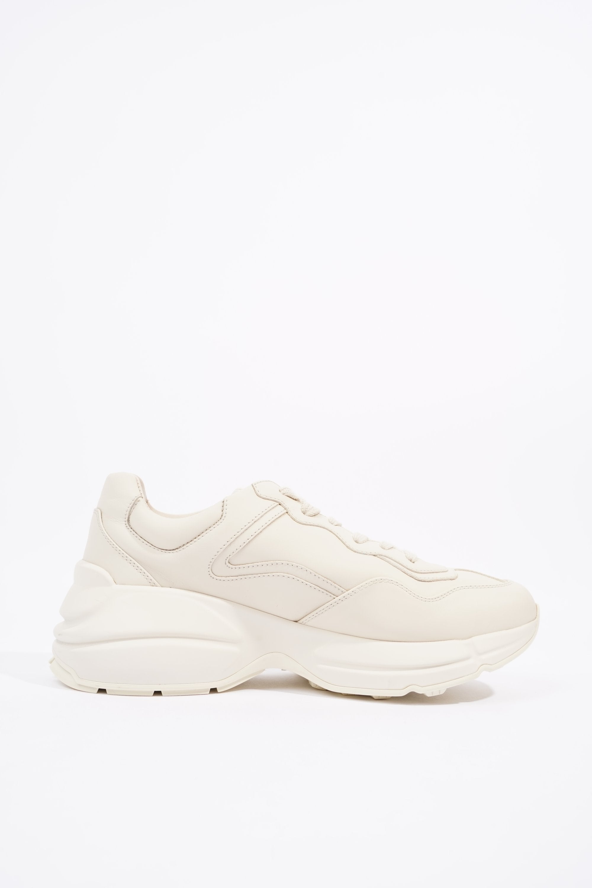 Gucci Womens Rhyton Logo Beige EU 39 / UK 6
