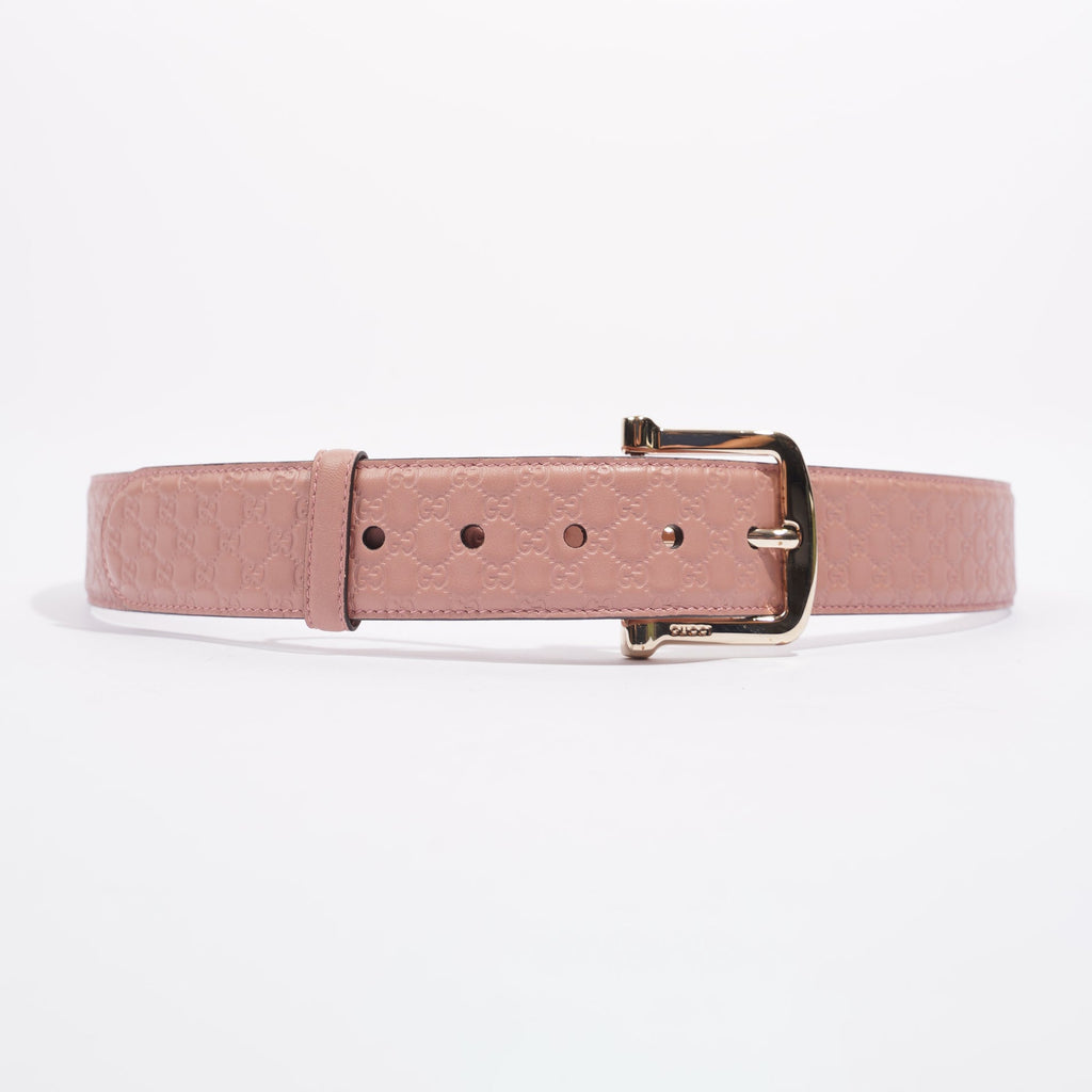 Gucci Womens GG Belt Pink 95cm - 38"