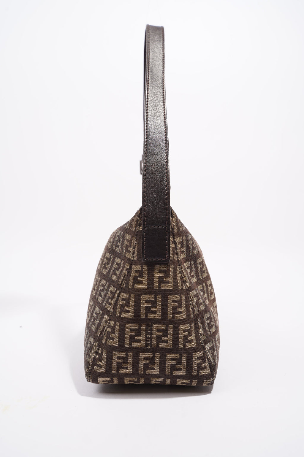 Fendi Womens Zucchino Bag Monogram Canvas