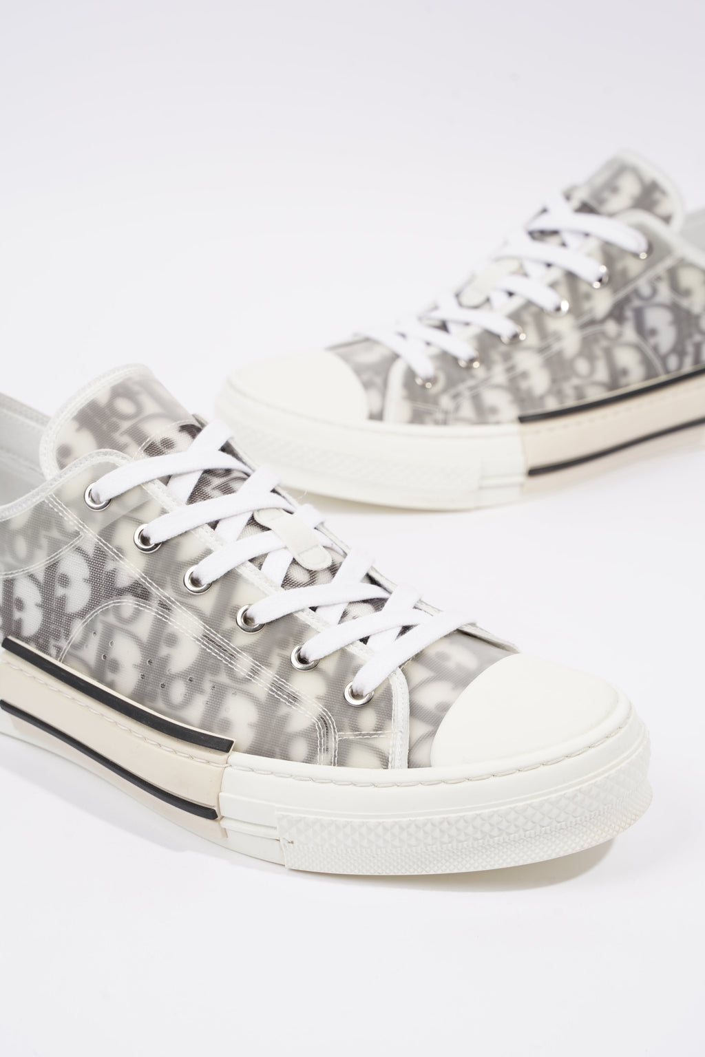 Christian Dior Mens B23 Low White Logo EU 44.5 / UK 10.5