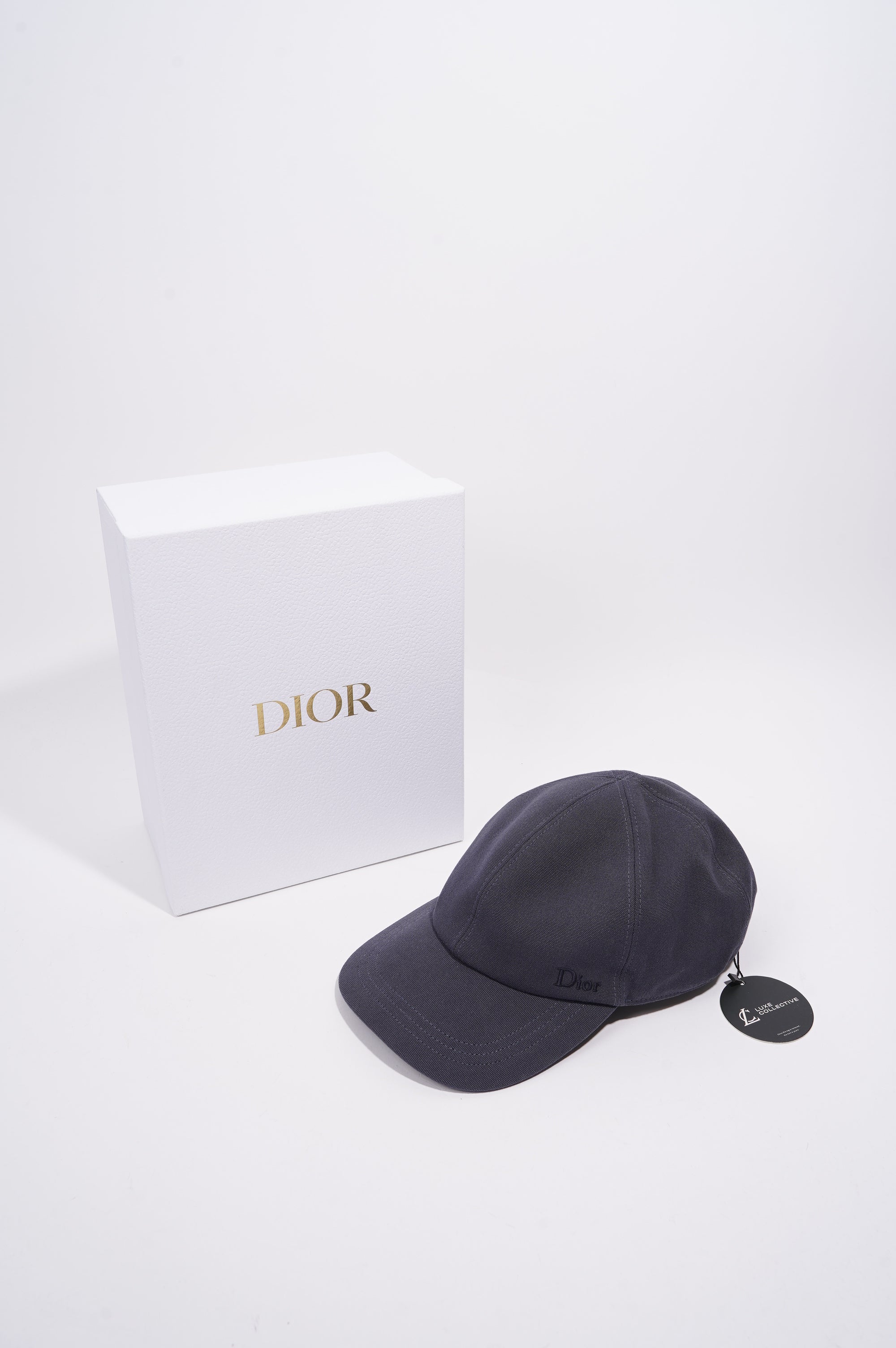 Christian Dior Dior Baseball Cap Blue Cotton Large