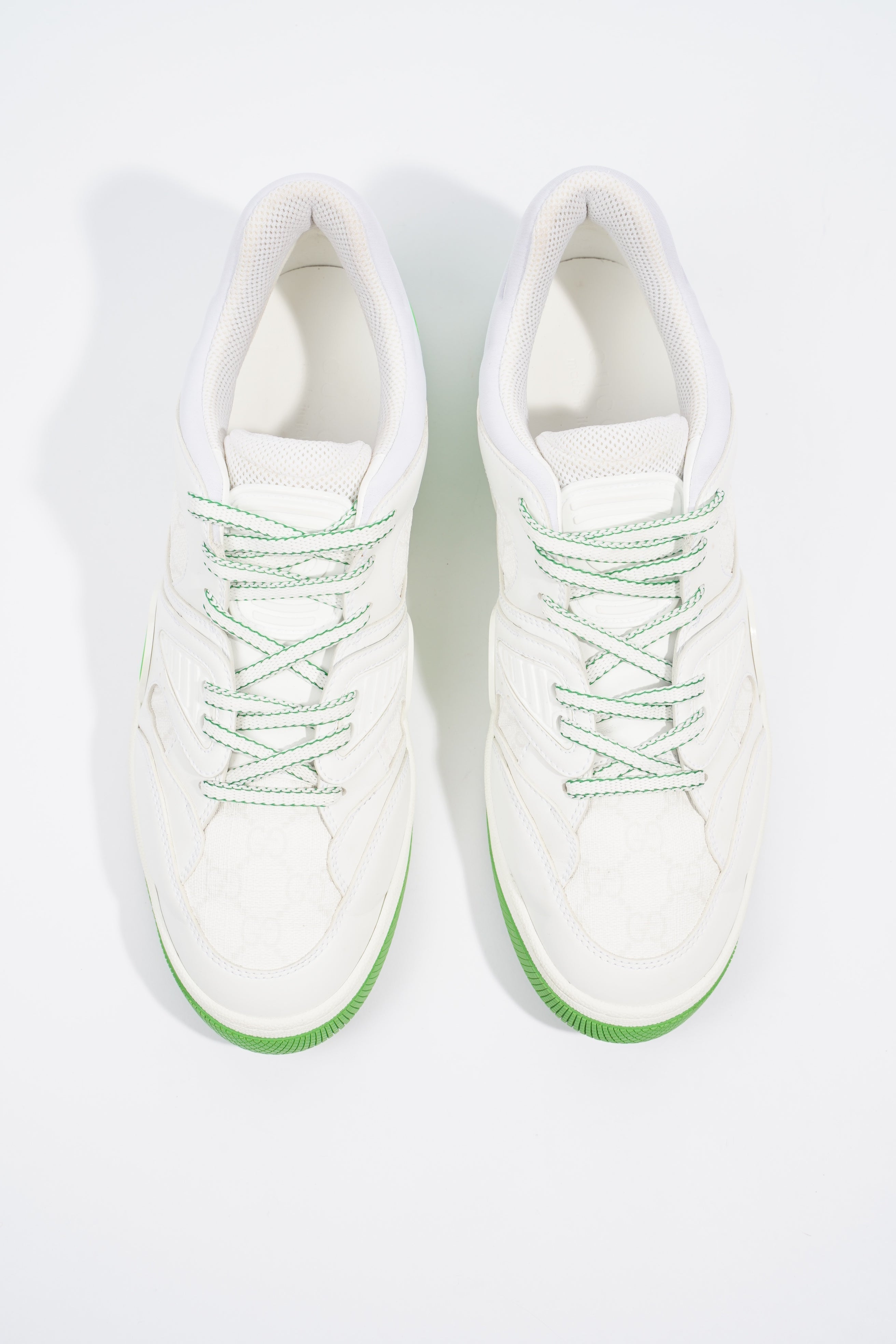 Gucci Basket Sneaker White / Green EU 43.5 / UK 9.5