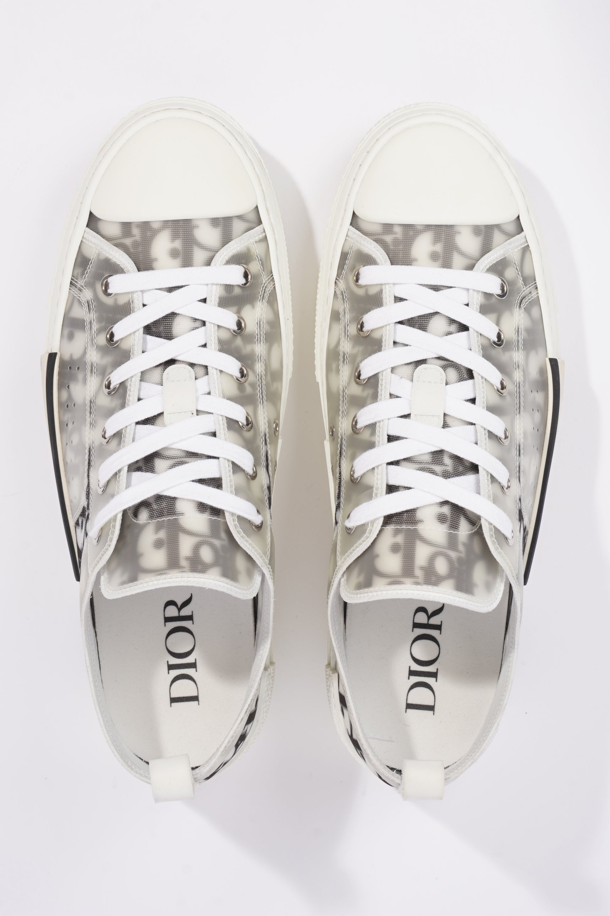 Christian Dior Mens B23 Low White Logo EU 44.5 / UK 10.5