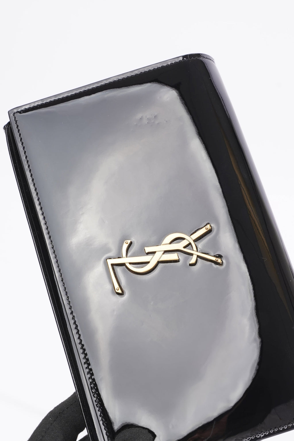 Saint Laurent Kate Black Patent Leather Medium
