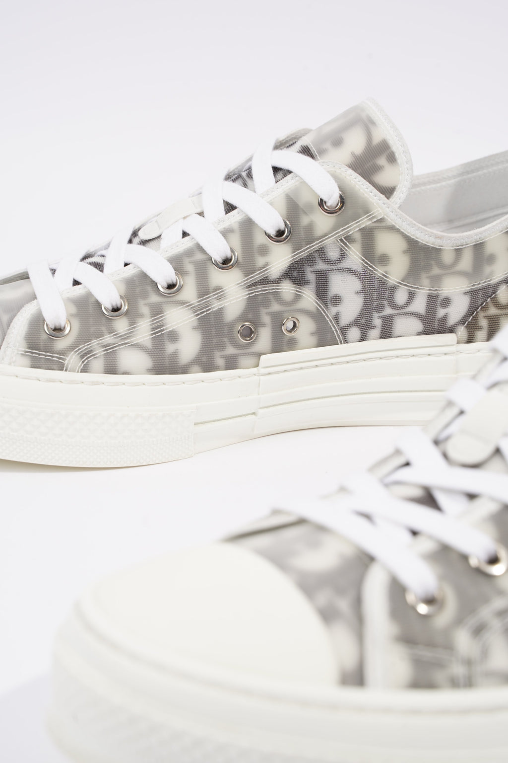 Christian Dior Mens B23 Low White Logo EU 44.5 / UK 10.5